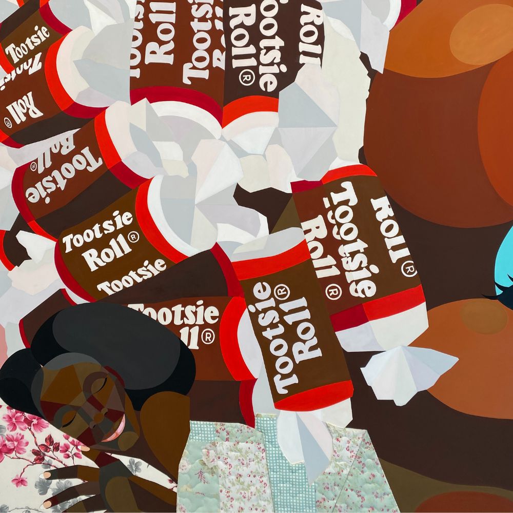 Derrick Adams: Situation Comedy at Gagosian Davies Street, London