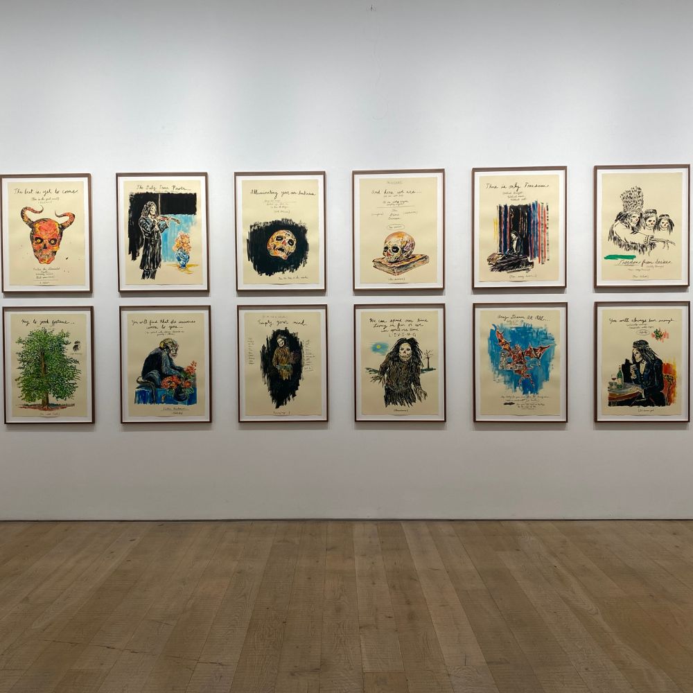 The Black Paintings by Wes Lang