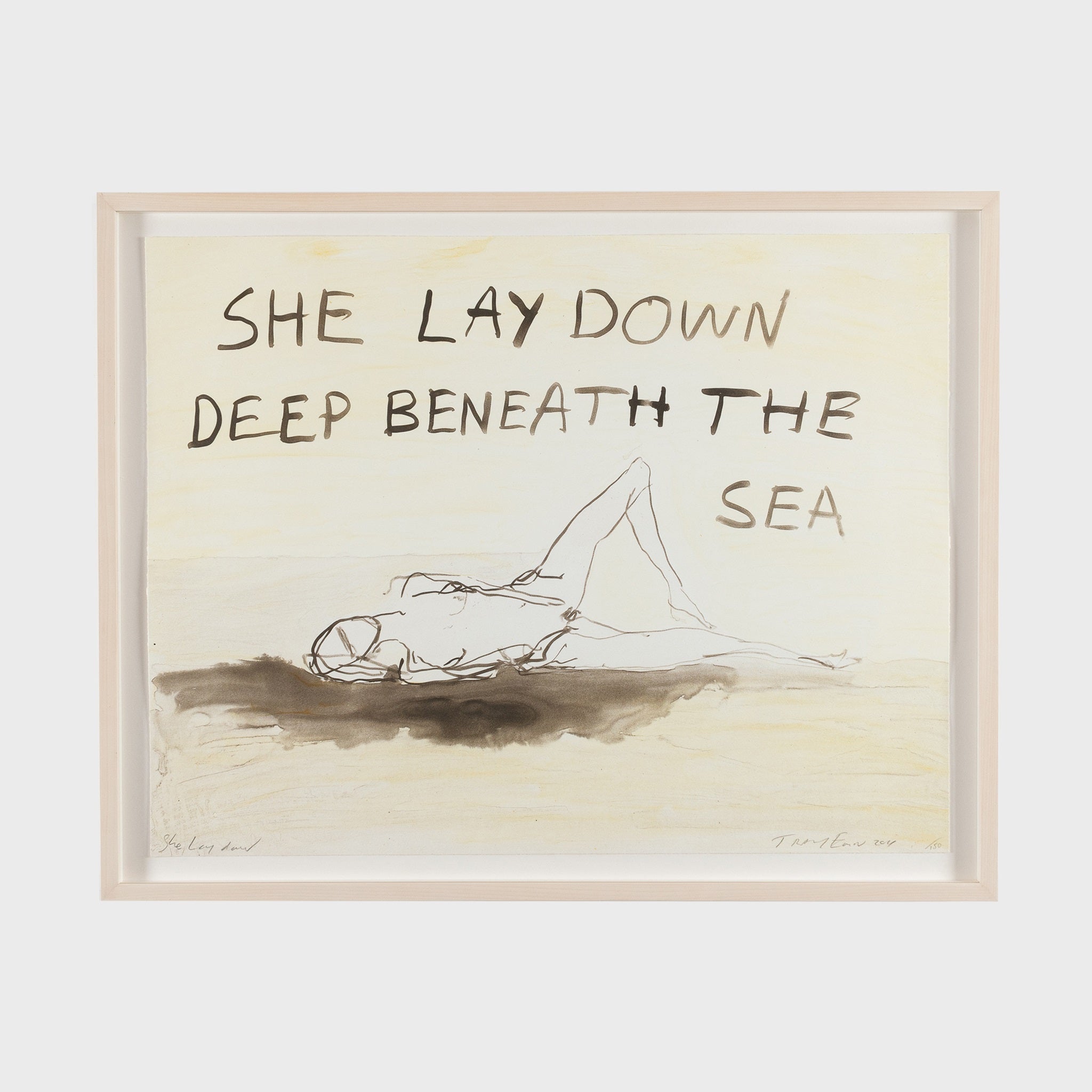 Tracey Emin She Lay Down (2011) | Signed Limited Edition Print