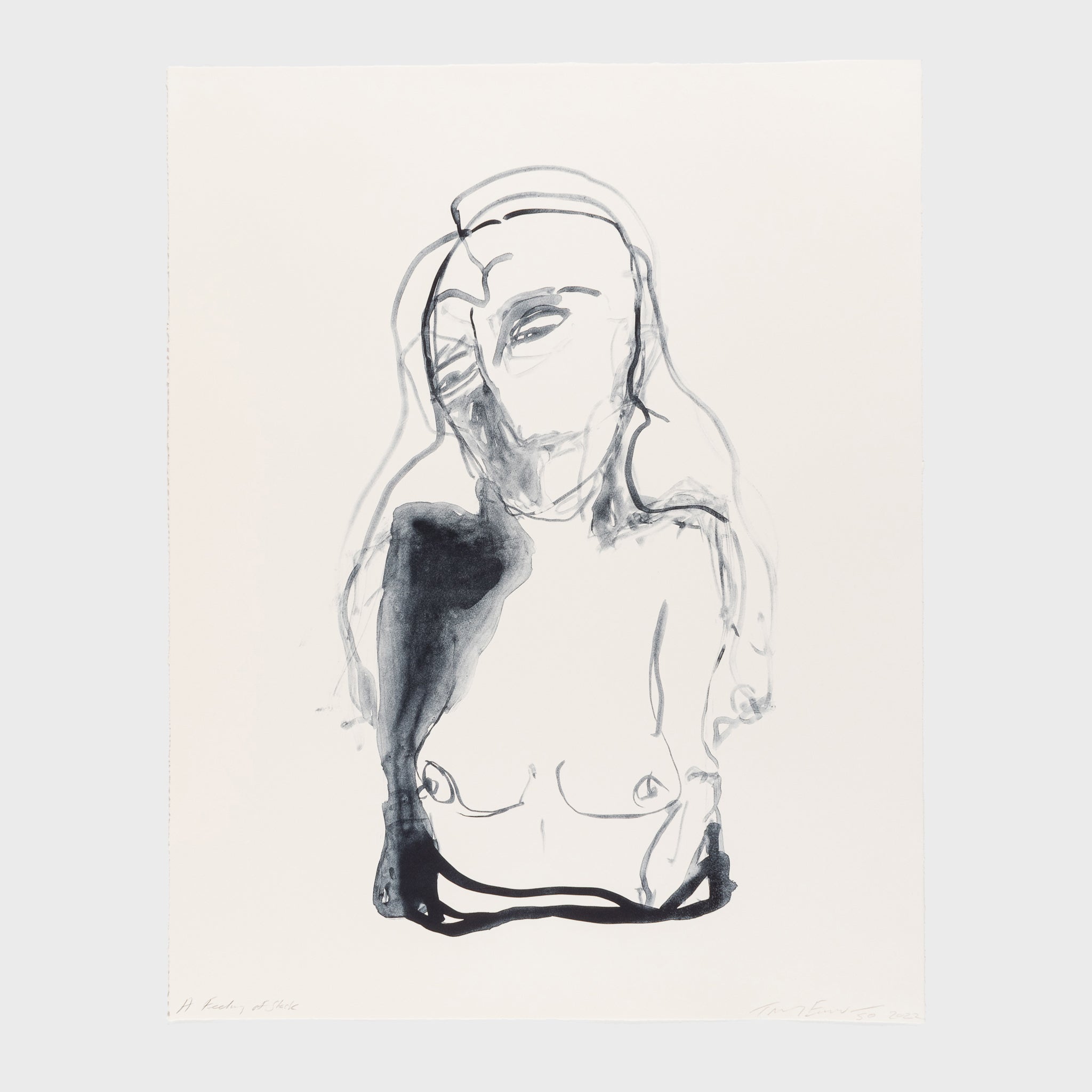 Tracey Emin, A Feeling of Shock (from A Journey to Death), 2022 For Sale | Lougher Contemporary