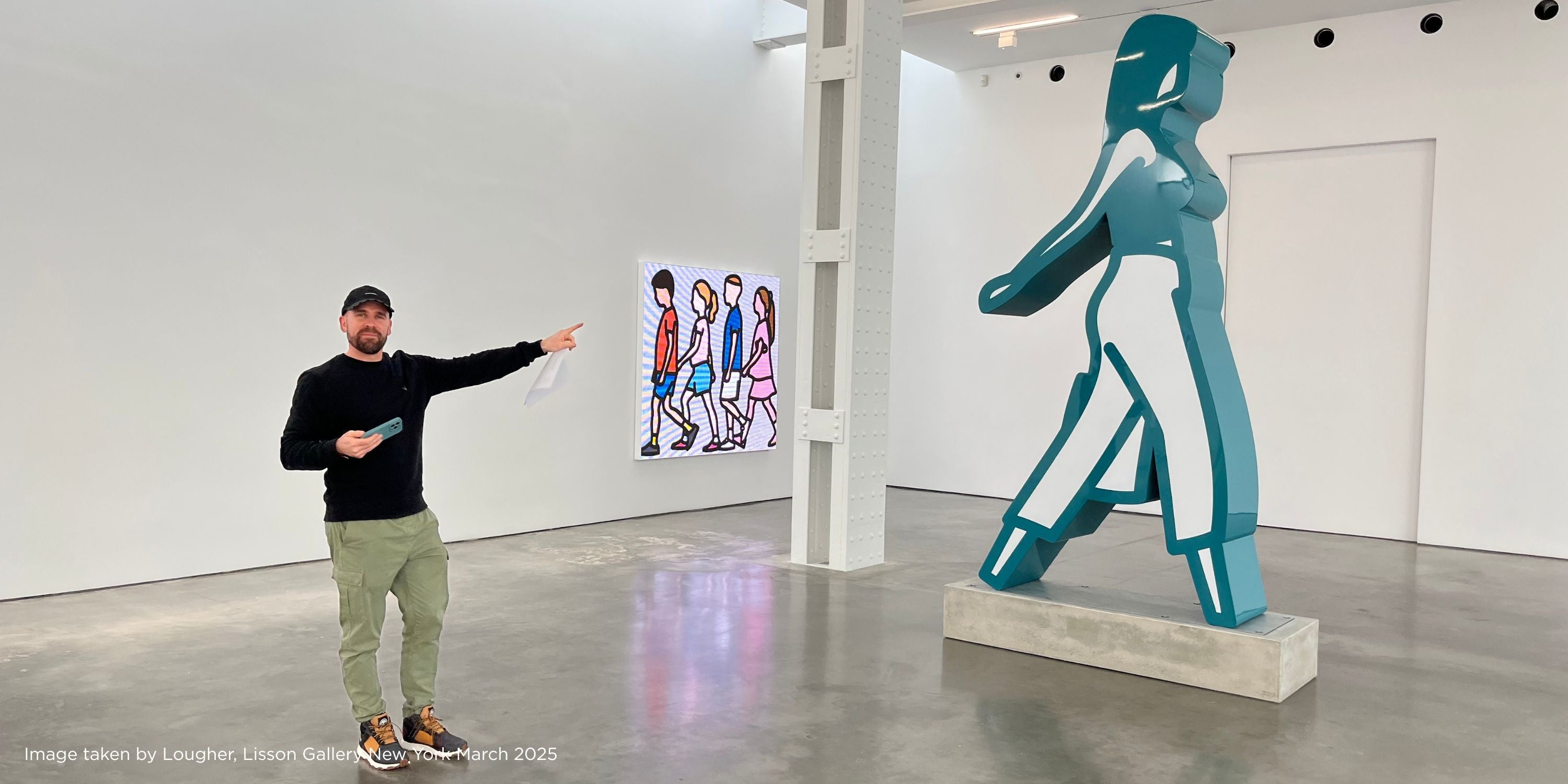 Julian Opie: A Contemporary Portrait of Motion and Modern Life at Lisson Gallery, New York