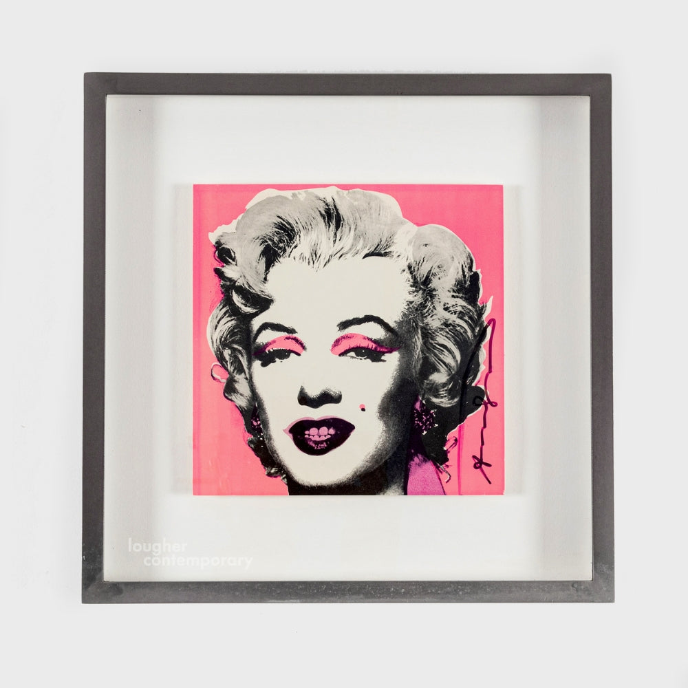 Andy Warhol Marilyn Monroe print in vibrant Pop Art colours