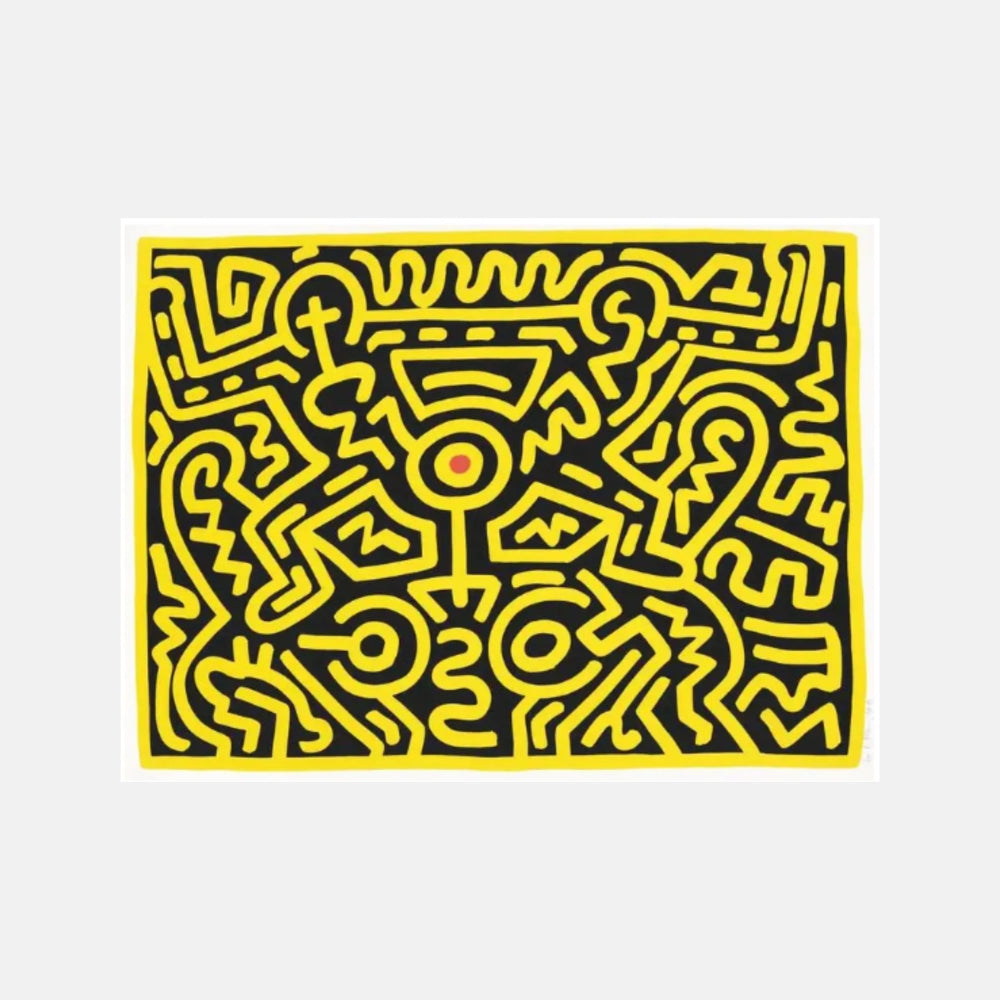 Keith Haring Growing 3 Pop art signed and numbered limited edition print
