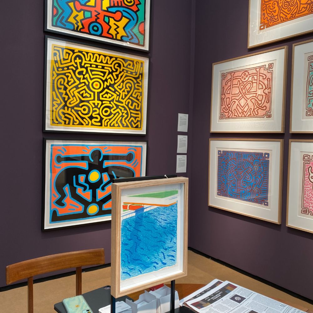Frieze London Art Fair [aintings and highlights David Hockney Keith Haring