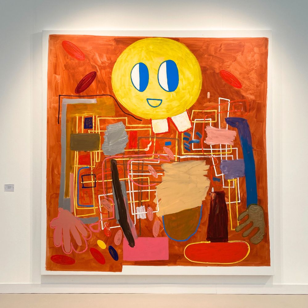 Frieze London Contemporary Art Fair large abstract painting