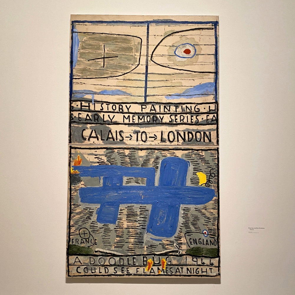 Royal Academy London exhibition featuring Rose Wylie paintings