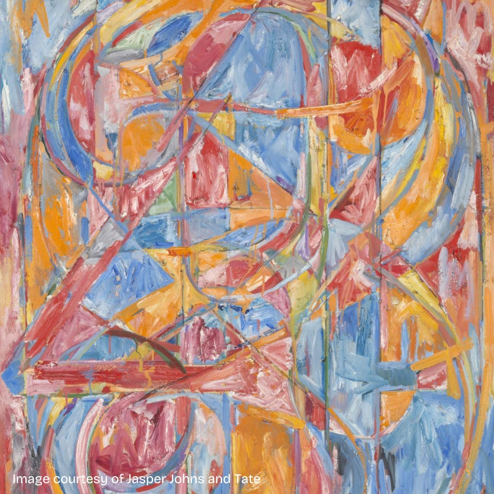 collecting Jasper johns abstract art prints