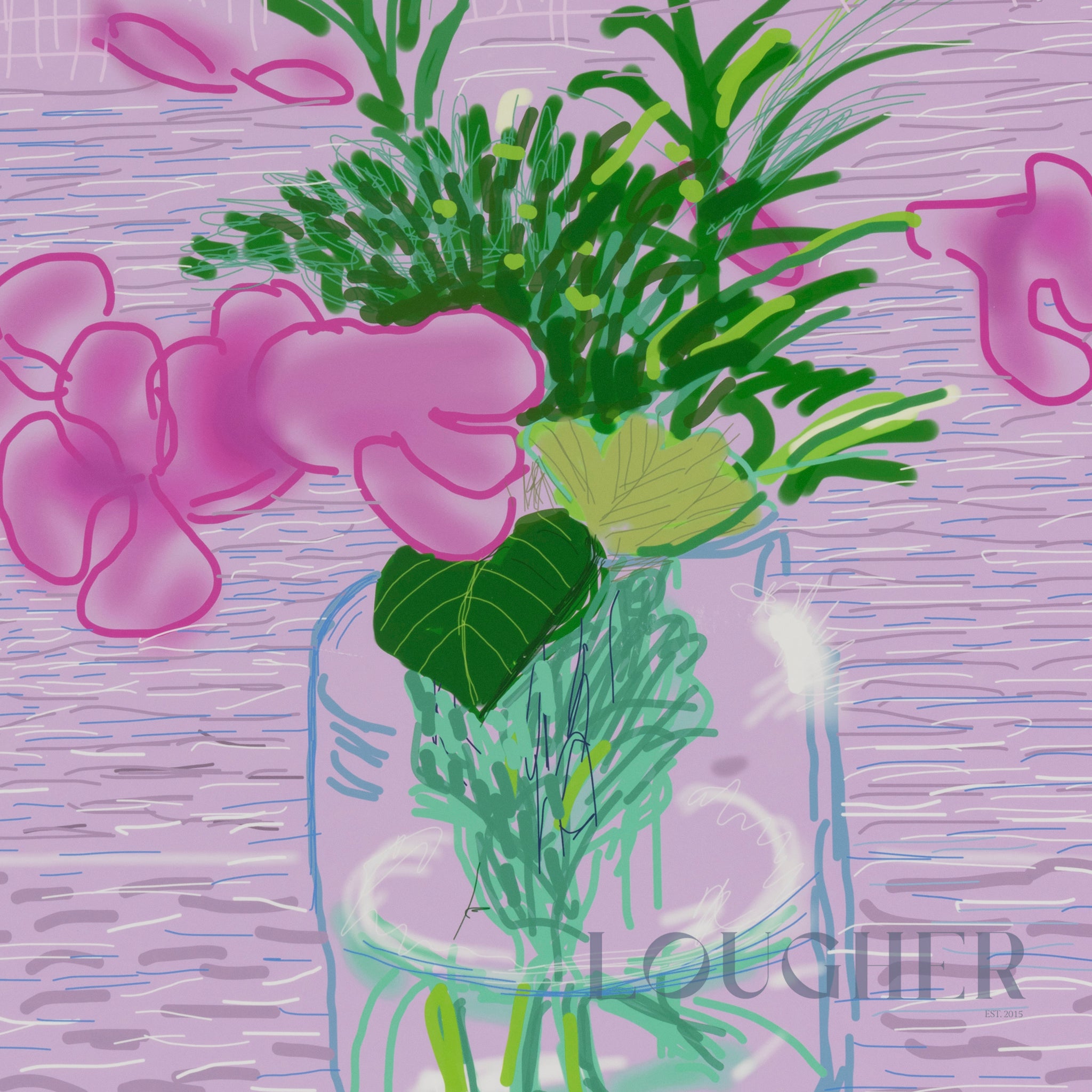 David Hockney, A Bigger Book, Art Edition A, ‘Untitled, 329’, 2010 For Sale | Lougher Contemporary