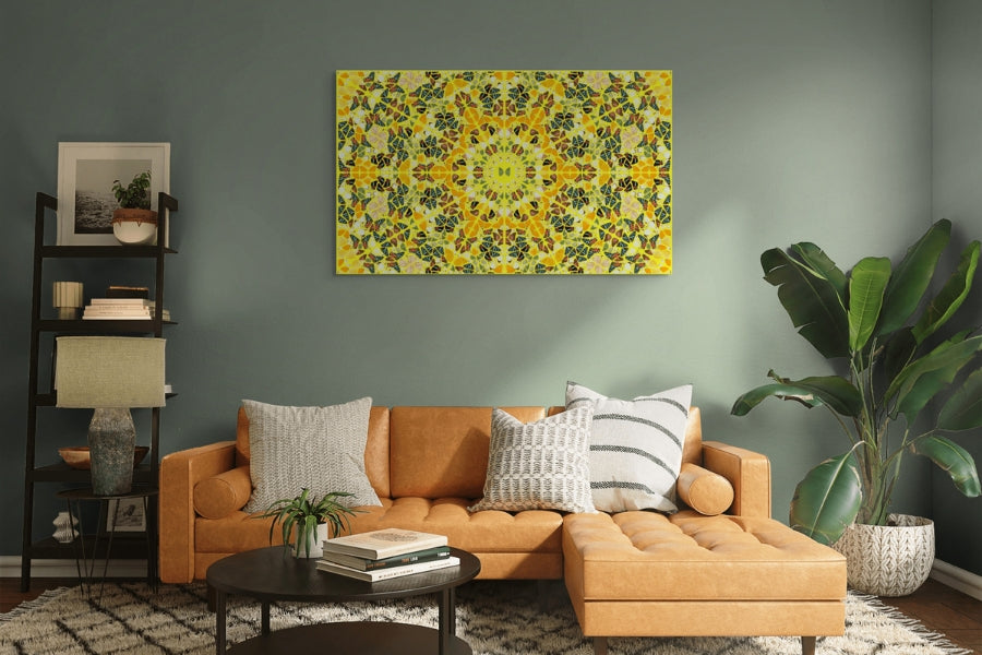 Damien Hirst Butterfly print from his celebrated butterfly series, displayed in a contemporary interior