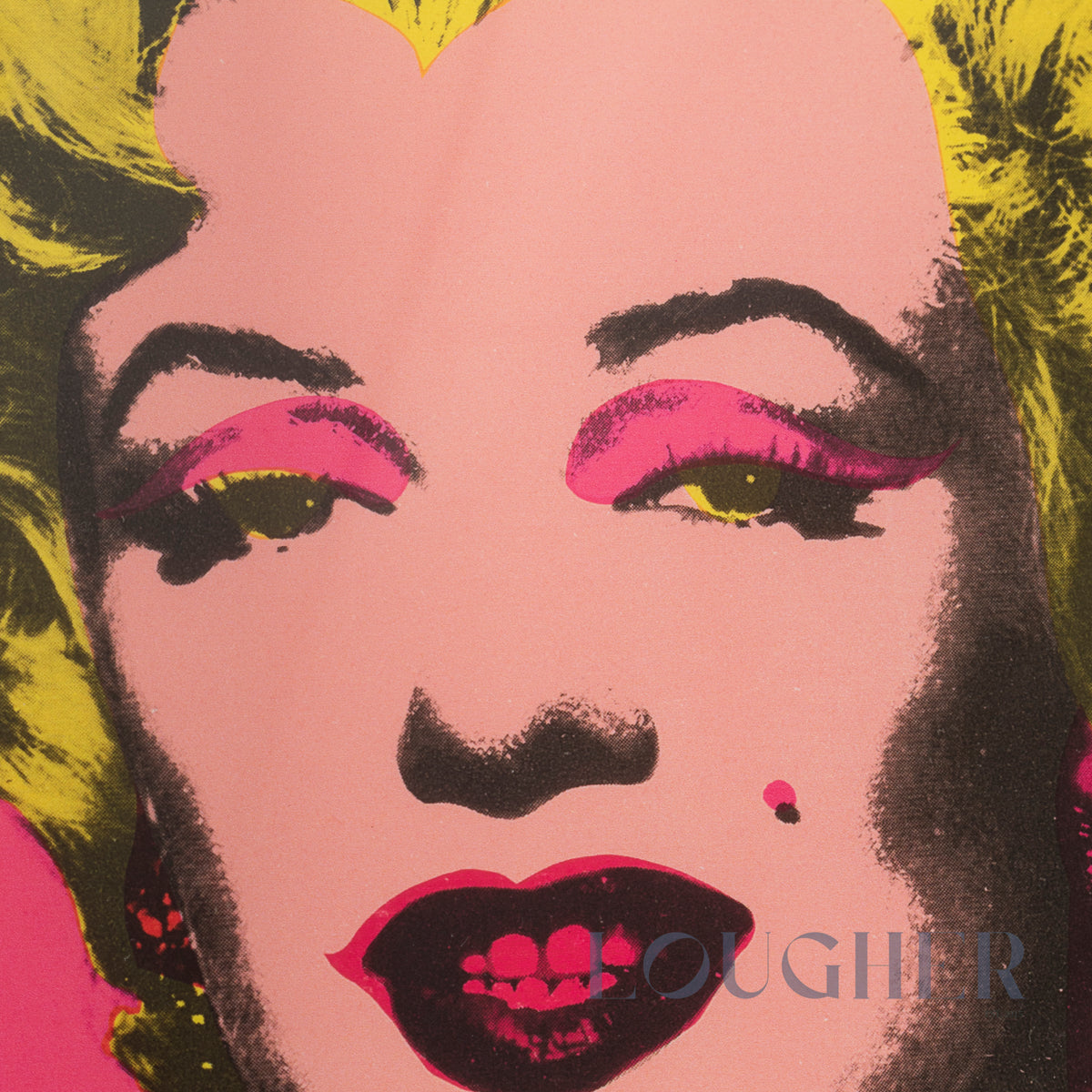 Limited edition Andy Warhol Marilyn invitation print by Lougher Contemporary featuring Warhol's iconic Marilyn Monroe image.