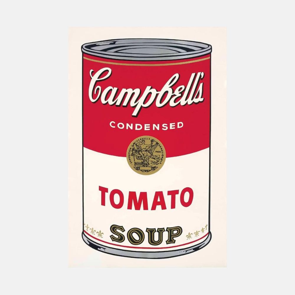 Andy Warhol Campbell’s Soup Can print from the iconic Campbell’s Soup series