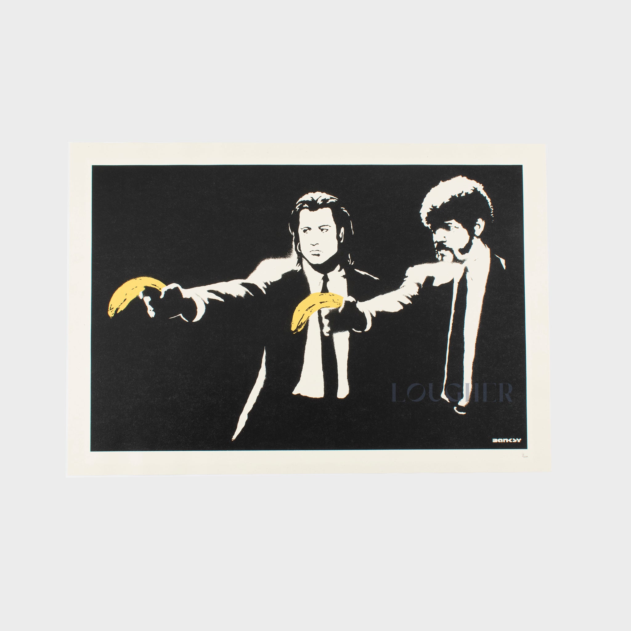 Banksy, Pulp Fiction (Unsigned), 2004 For Sale | Lougher Contemporary