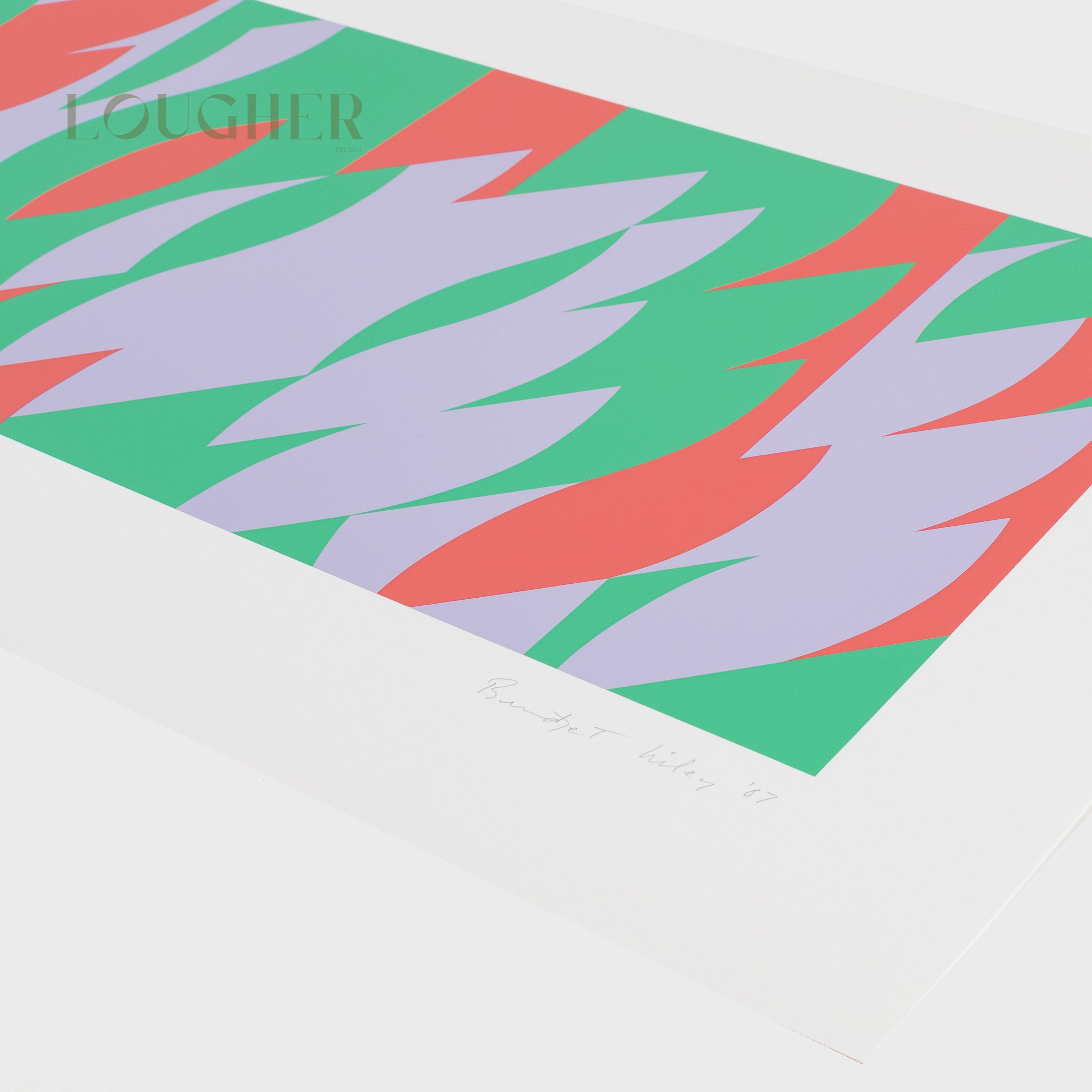 Bridget Riley, About Lilac, 2007 For Sale | Lougher Contemporary