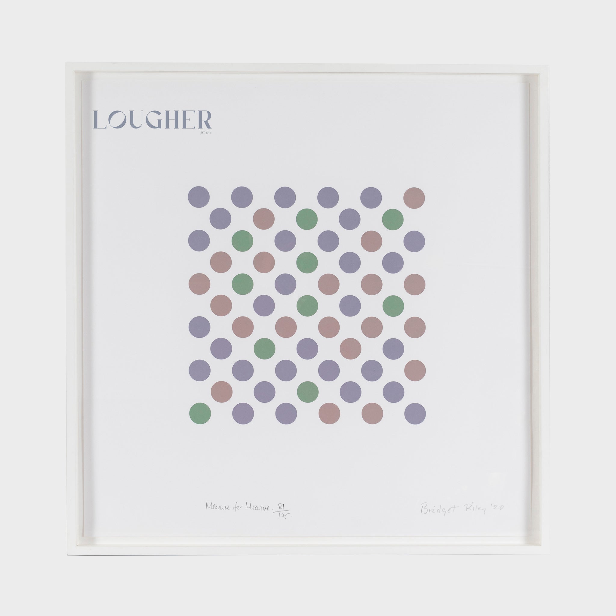 Bridget Riley, Measure for Measure, 2020 For Sale | Lougher Contemporary