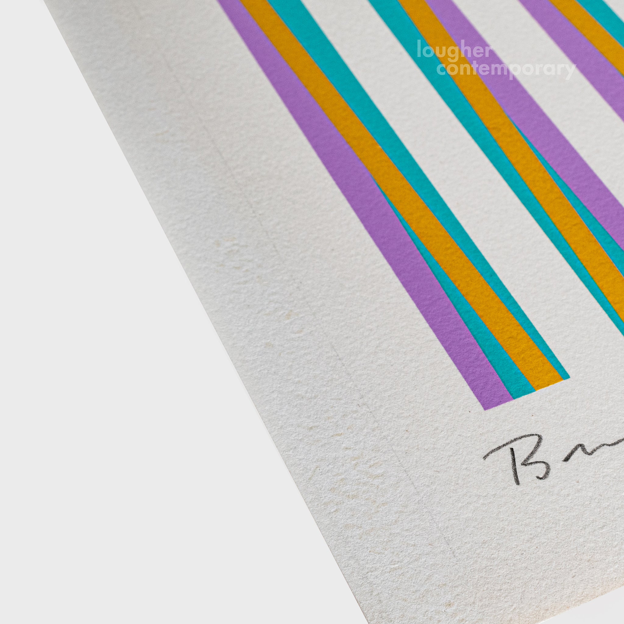 Bridget Riley, Print for Chicago 8, 1971 For Sale - Lougher Contemporary