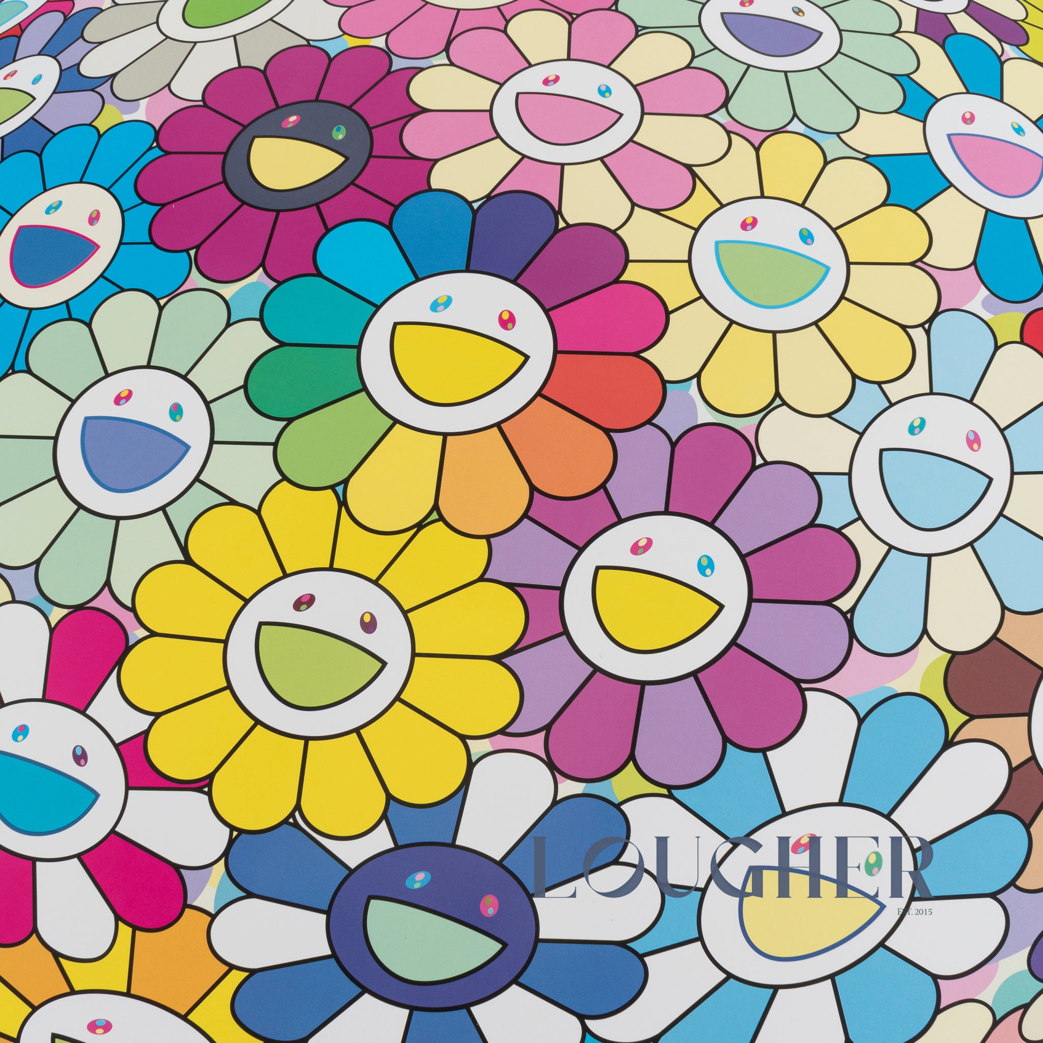 Takashi Murakami, Burying My Face in the Field of Flower, 2022