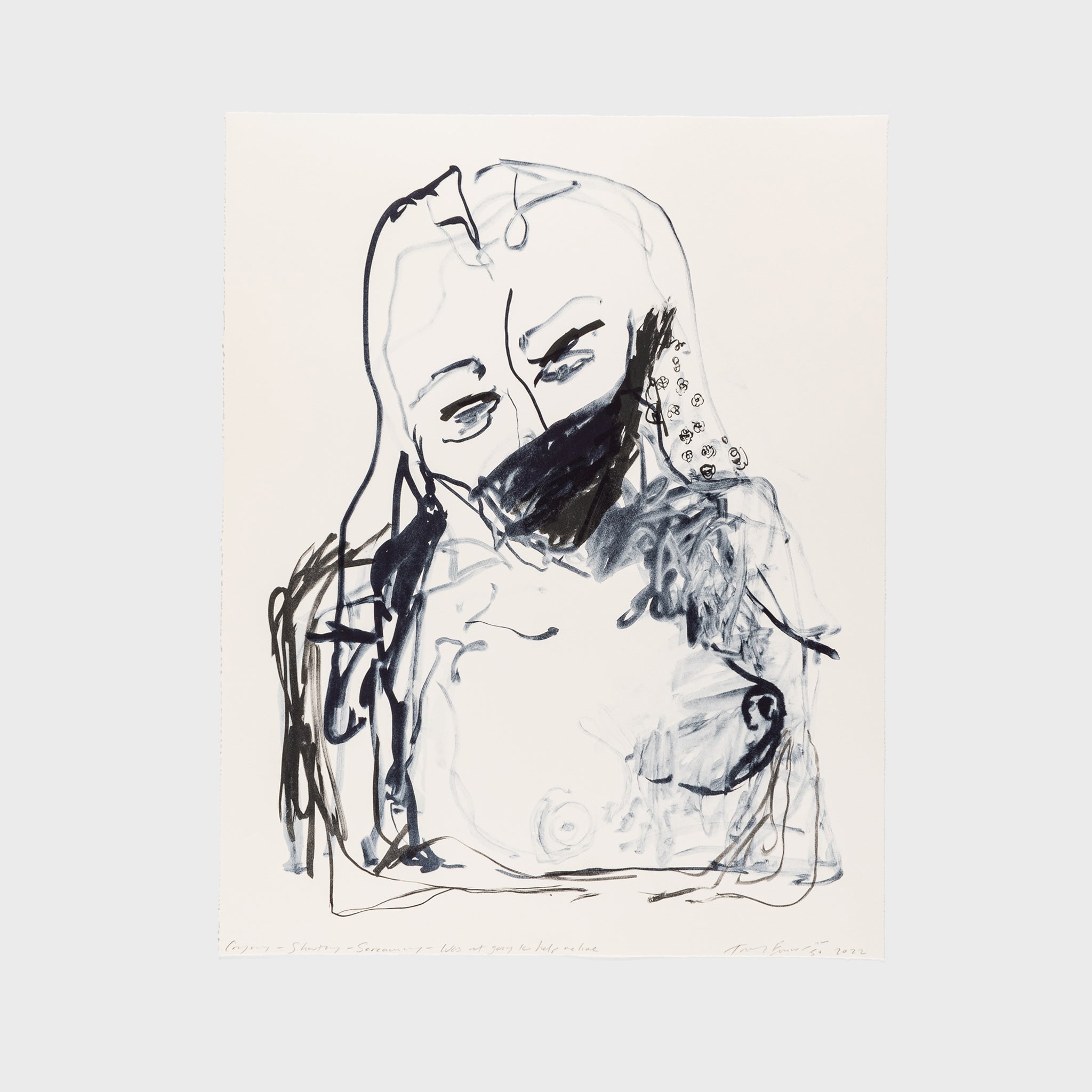 Curated selection of Tracey Emin works on paper and print available for collectors at Lougher