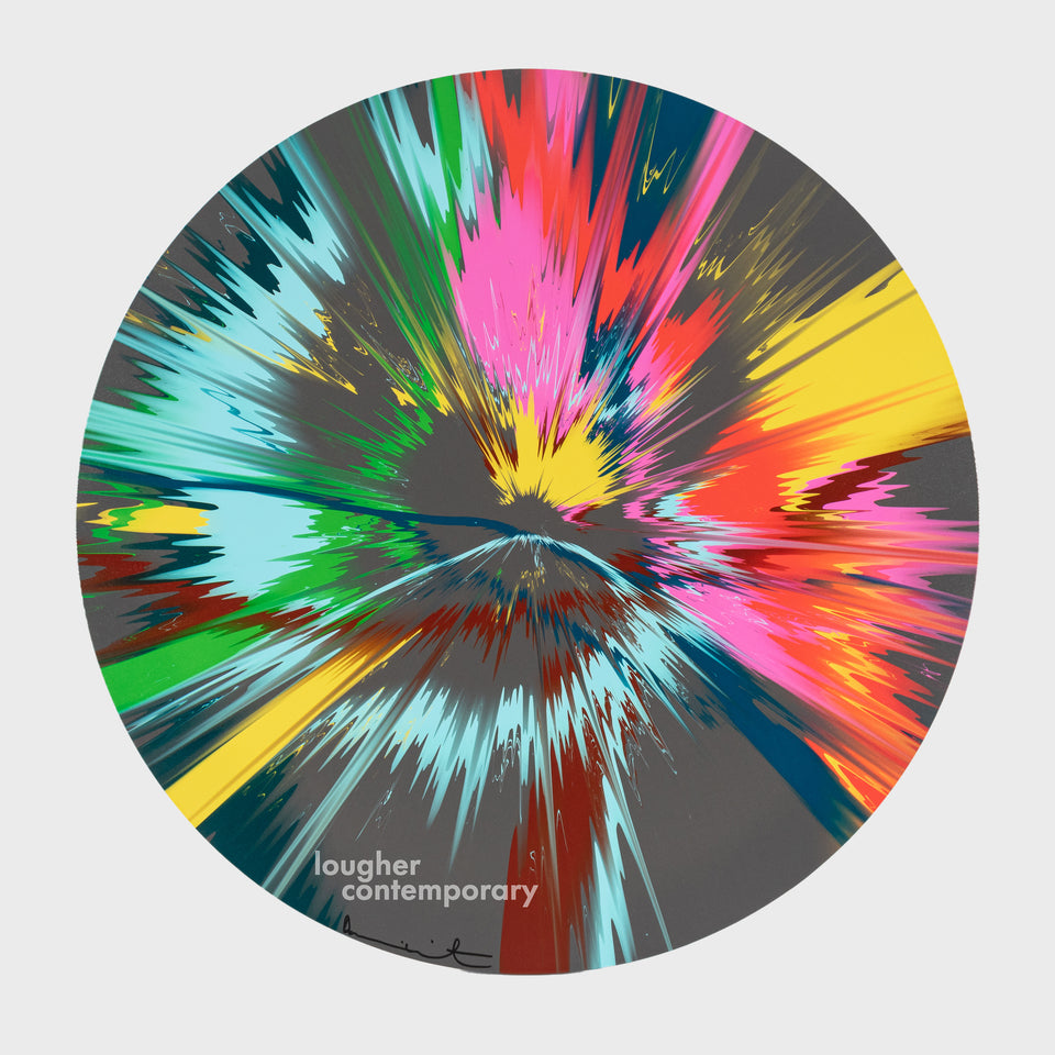 Damien Hirst, H12-1 Beautiful, Profoundly Developed, Free But Unsocial, Almost Subterranean Vapor Painting (from The Beautiful Paintings), 2023 For Sale - Lougher Contemporary