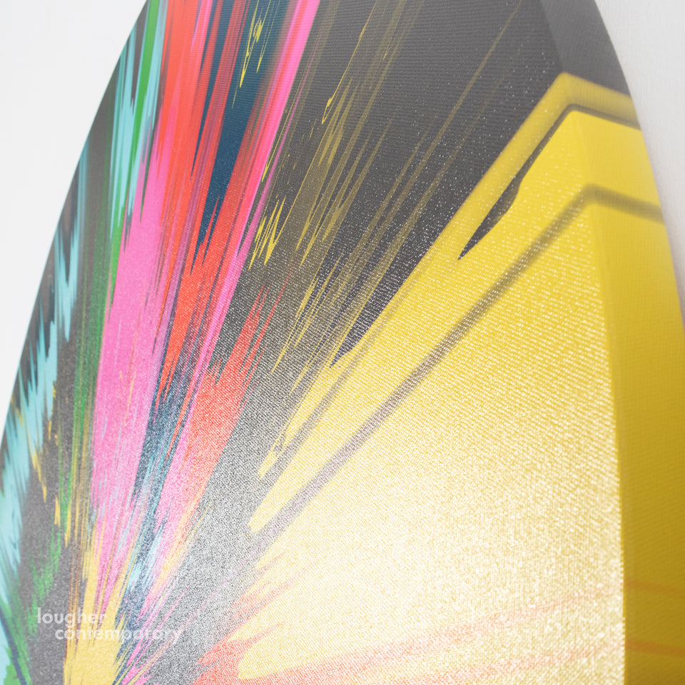 Damien Hirst, H12-1 Beautiful, Profoundly Developed, Free But Unsocial, Almost Subterranean Vapor Painting (from The Beautiful Paintings), 2023 For Sale - Lougher Contemporary