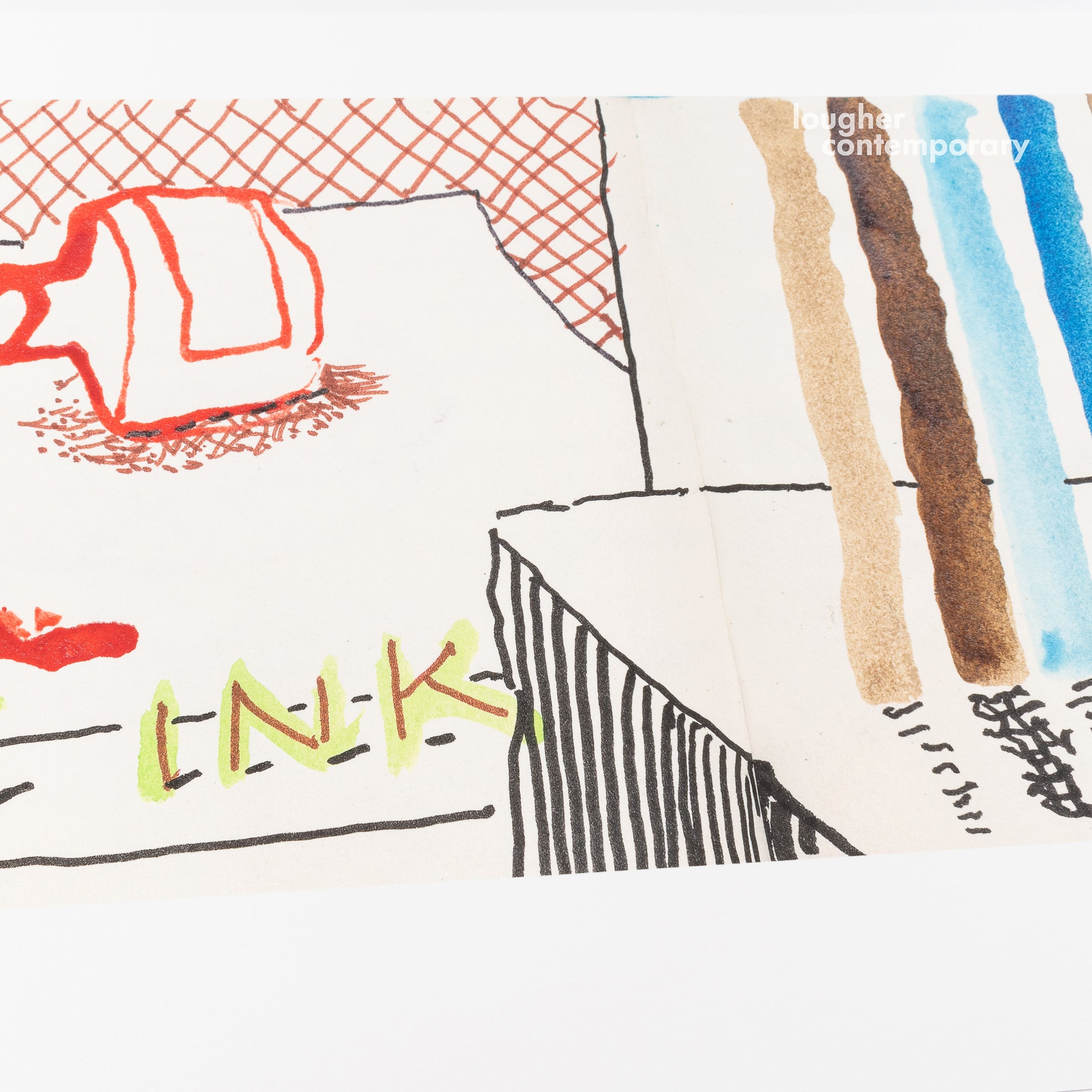 David Hockney, Spilt Ink with Tests (from 220 for 2020), 2020 For Sale | Lougher Contemporary