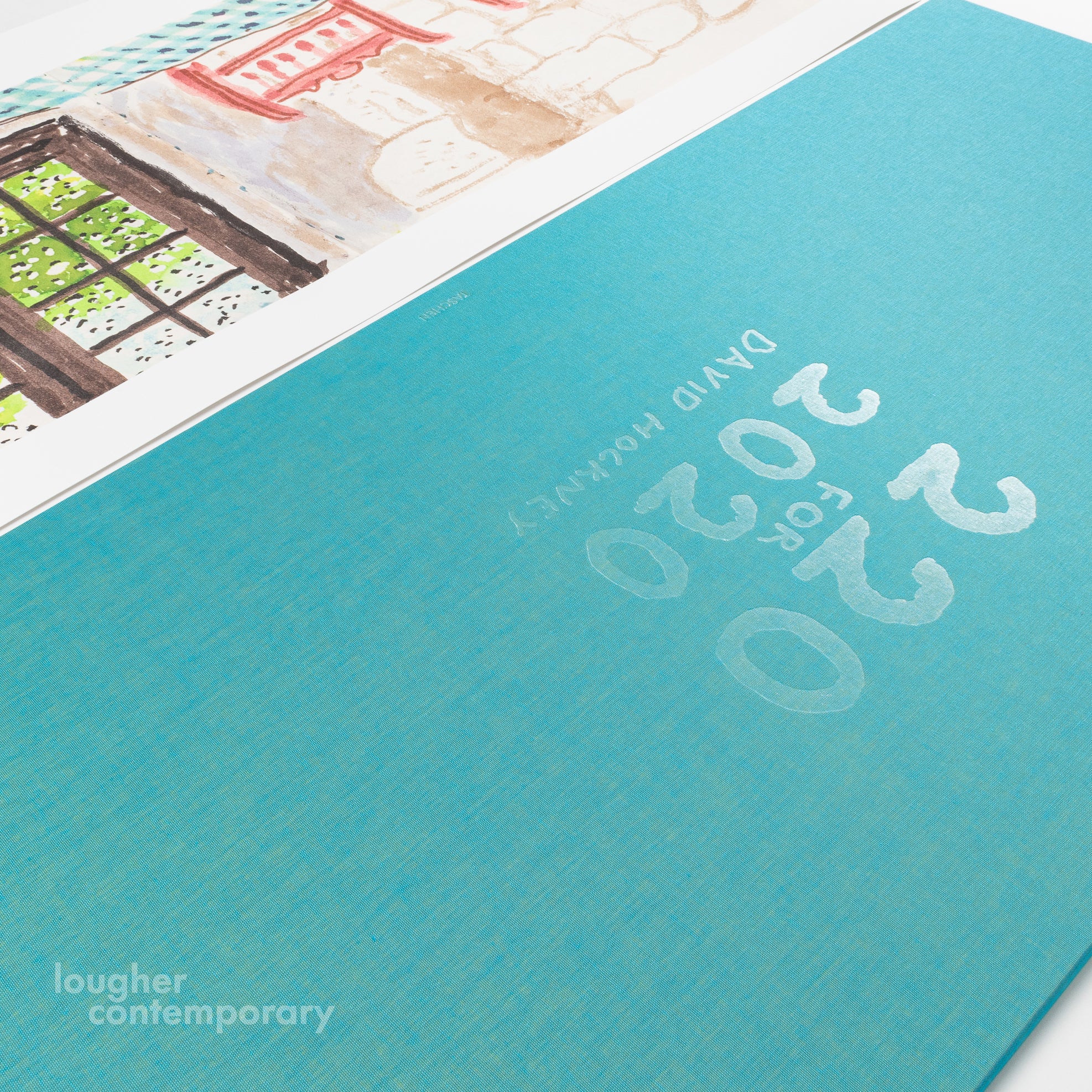 David Hockney, Two Chairs and Rain on Window (from 220 for 2020), 2020 For Sale | Lougher Contemporary