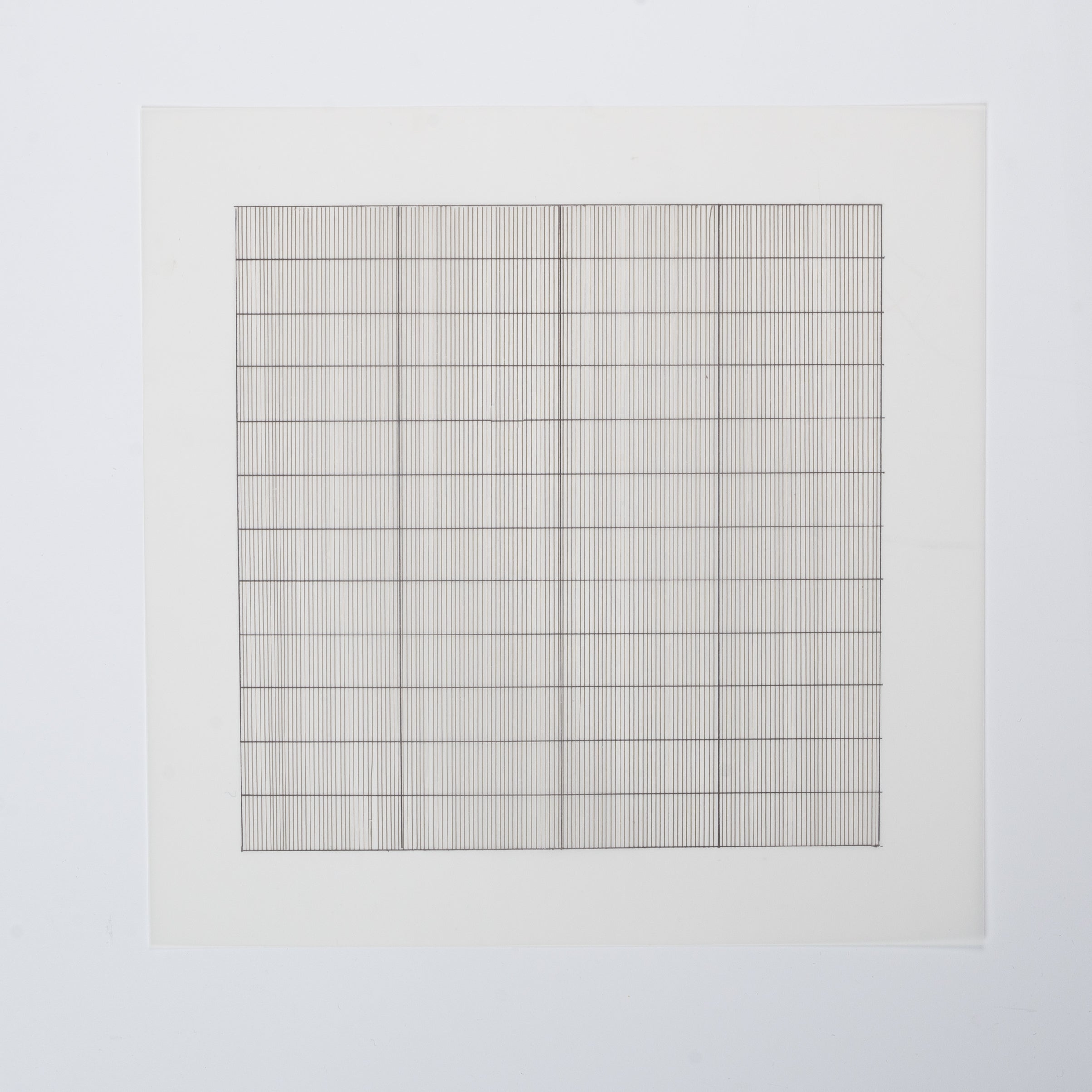 Agnes Martin, Untitled (from Paintings and Drawings: 1974-1990), 1993 For Sale | Lougher Contemporary
