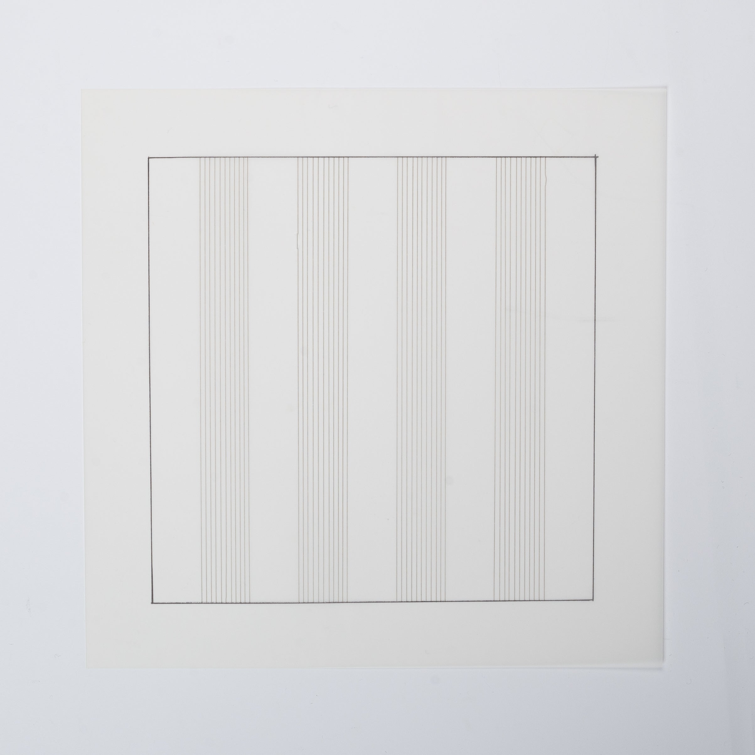 Agnes Martin, Set of 3 Lithographs from Untitled (from Paintings and Drawings: 1974-1990), 1993 For Sale - Lougher Contemporary