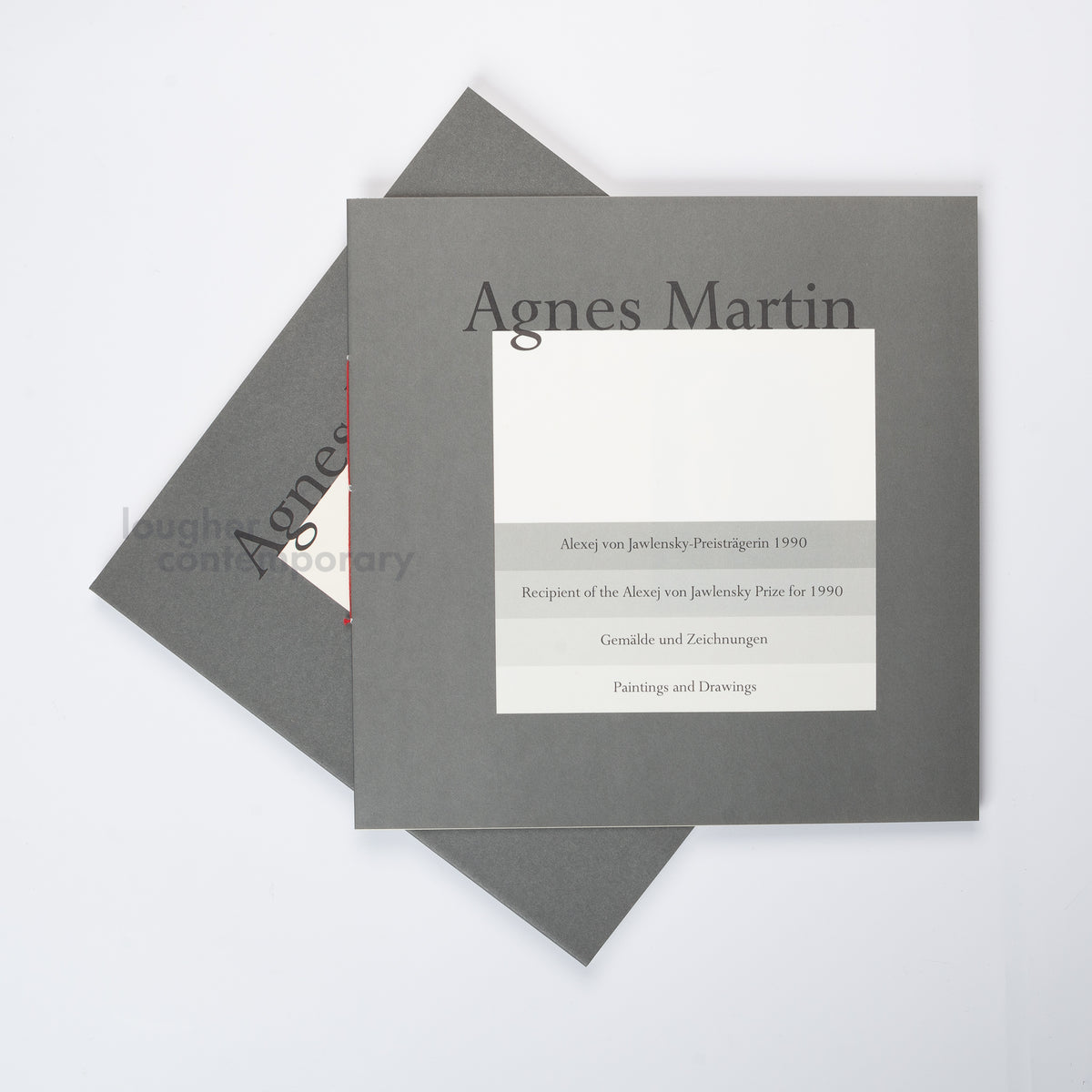 Complete Agnes Martin Paintings and Drawings 1974–1990 portfolio of ten lithographs from 1991