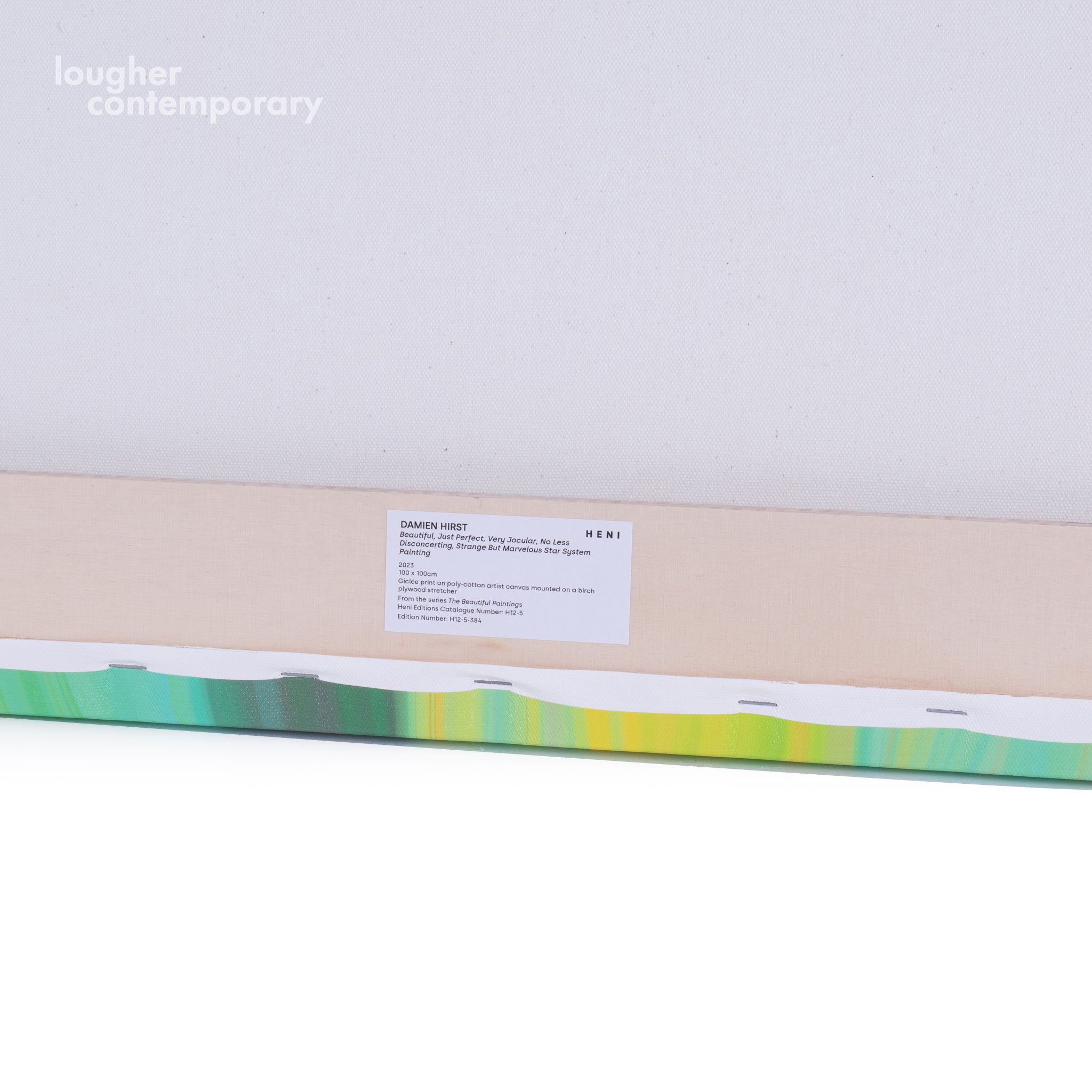 Damien Hirst, H12-5 Beautiful, Just Perfect, Very Jocular, No Less Disconcerting, Strange But Marvelous Star System Painting (unique print from The Beautiful Paintings), 2023 For Sale - Lougher Contemporary