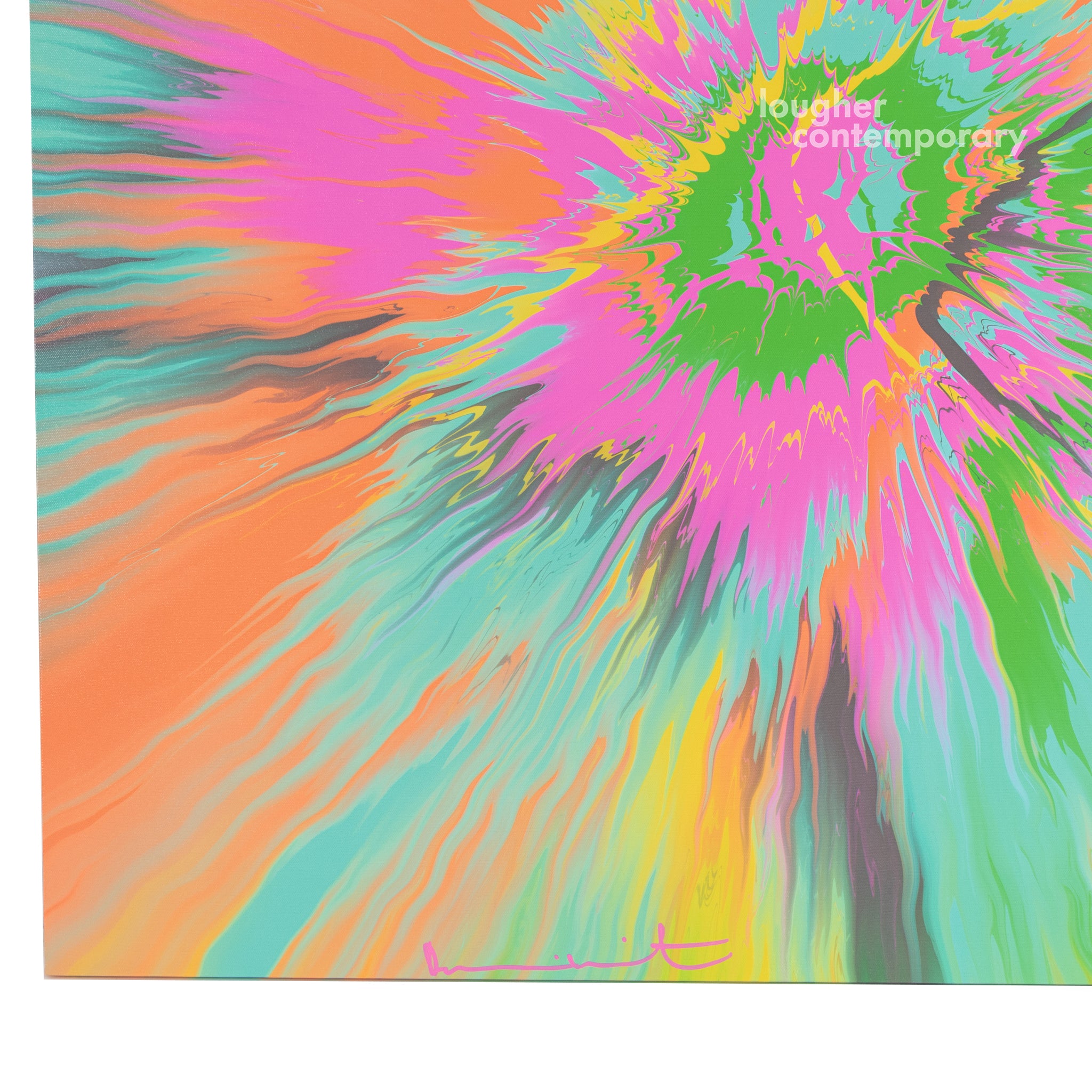 Damien Hirst, H12-5 Beautiful, Just Perfect, Very Jocular, No Less Disconcerting, Strange But Marvelous Star System Painting (unique print from The Beautiful Paintings), 2023 For Sale - Lougher Contemporary