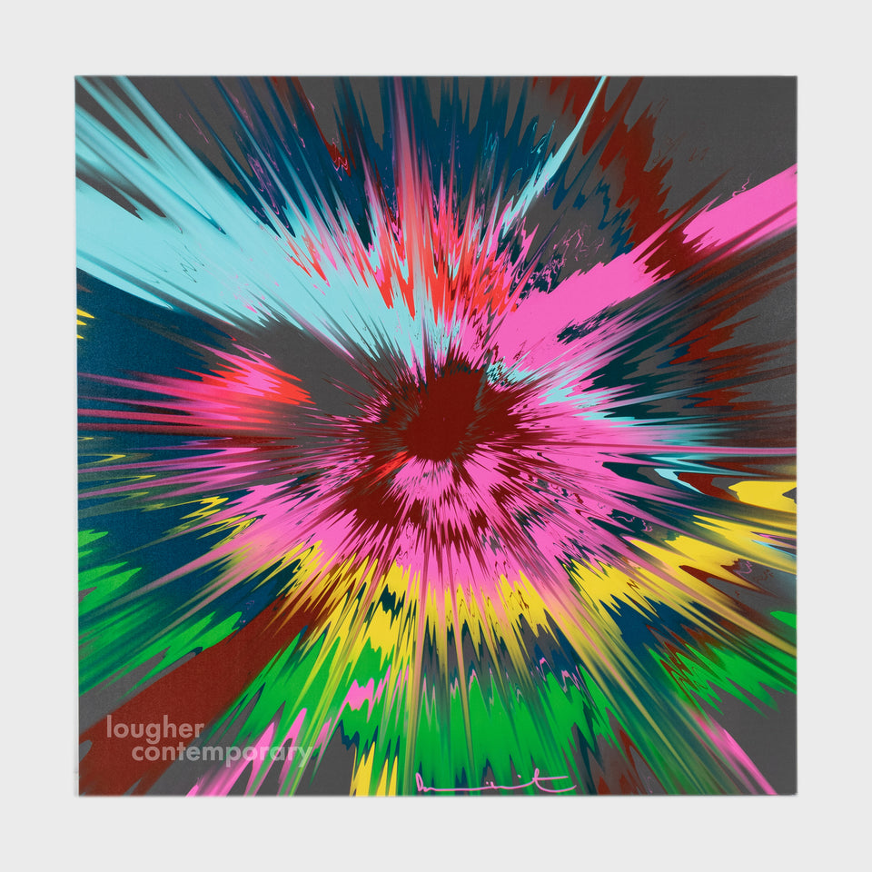 Damien Hirst, H12-5 Beautiful, Very Undescribable, Almost Universal, Altogether Novel, Extremely Fascinating And Delightful Vapor Painting (unique print from The Beautiful Paintings), 2023 For Sale - Lougher Contemporary