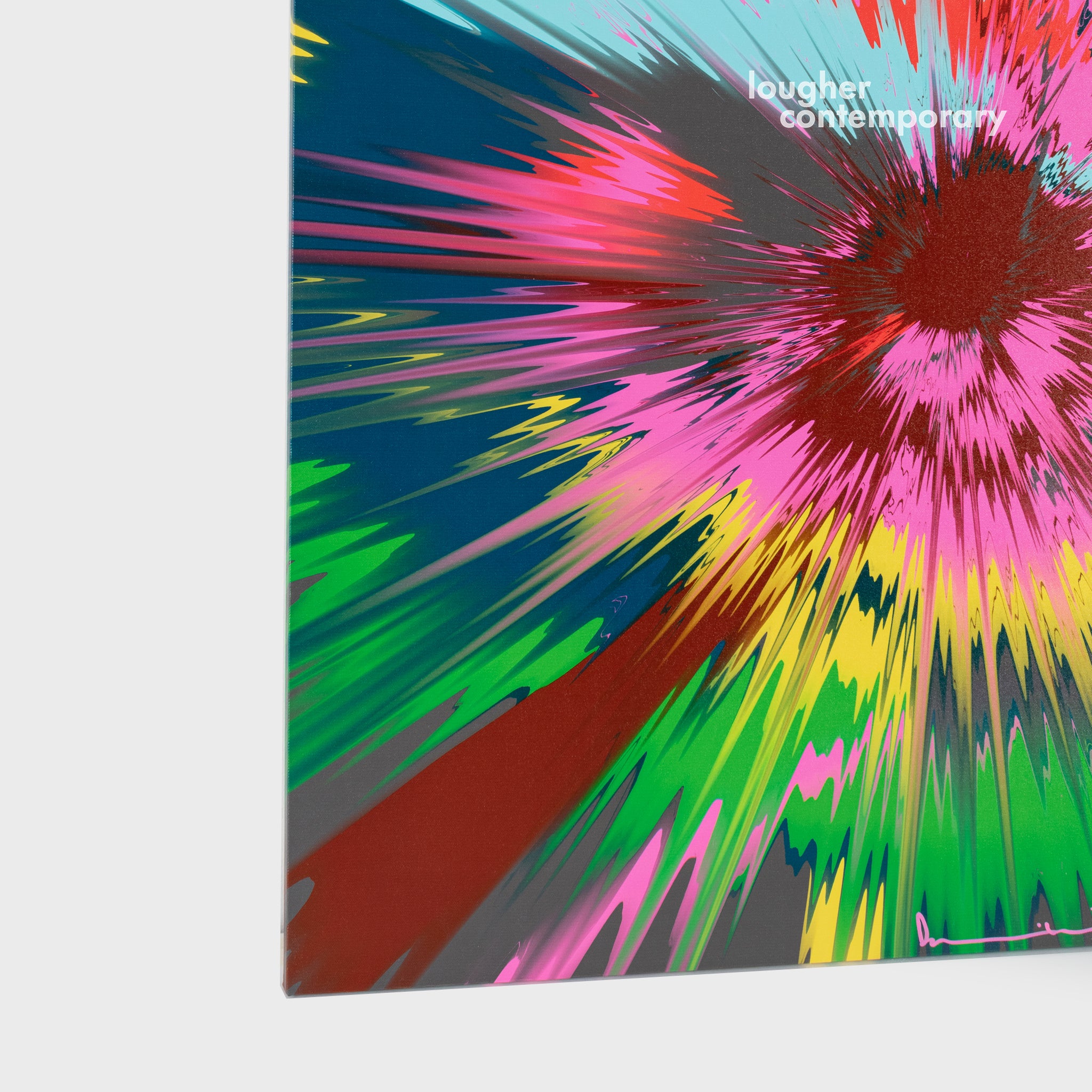 Damien Hirst, H12-5 Beautiful, Very Undescribable, Almost Universal, Altogether Novel, Extremely Fascinating And Delightful Vapor Painting (unique print from The Beautiful Paintings), 2023 For Sale - Lougher Contemporary
