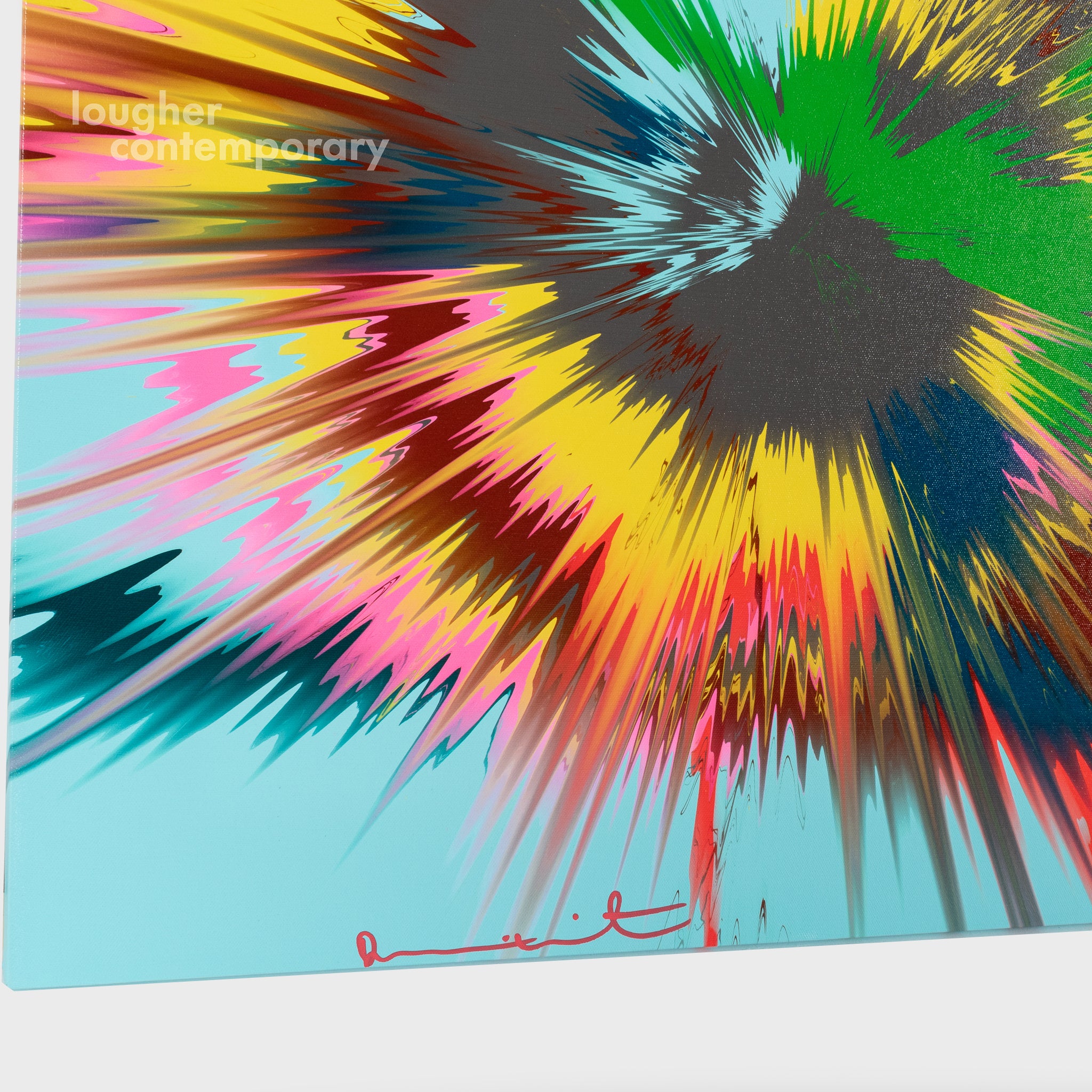 Damien Hirst, H12-6 Beautiful, Skillfully-Worded Archangelic Vapor Painting (unique print from The Beautiful Paintings), 2023 For Sale - Lougher Contemporary