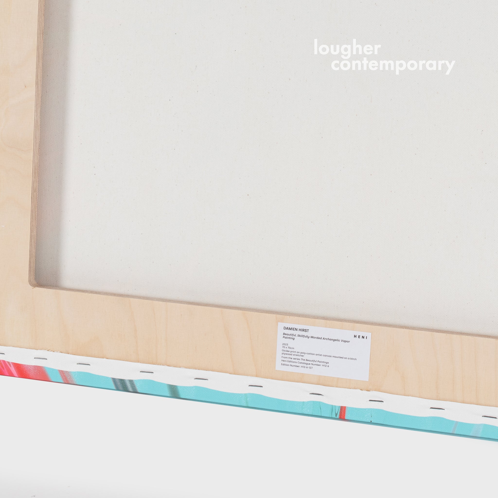 Damien Hirst, H12-6 Beautiful, Skillfully-Worded Archangelic Vapor Painting (unique print from The Beautiful Paintings), 2023 For Sale - Lougher Contemporary