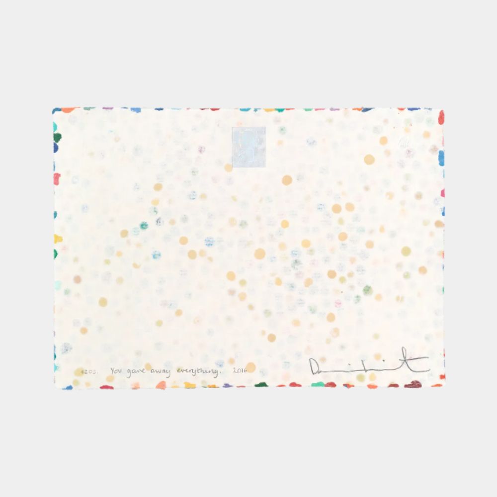Damien Hirst, 4,203. You gave away everything (from The Currency), 2016 For Sale | Lougher Contemporary