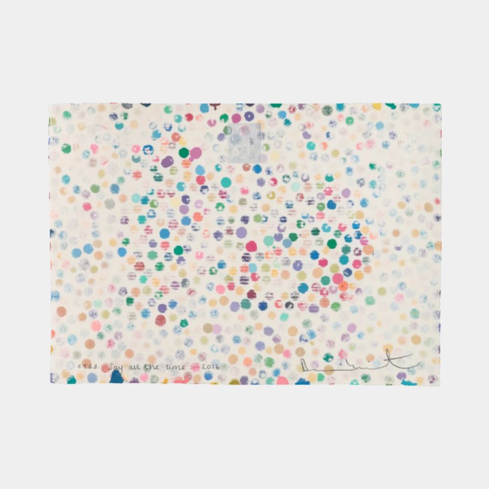 Damien Hirst, 6,963. Say all the time (from The Currency), 2016 For Sale | Lougher Contemporary