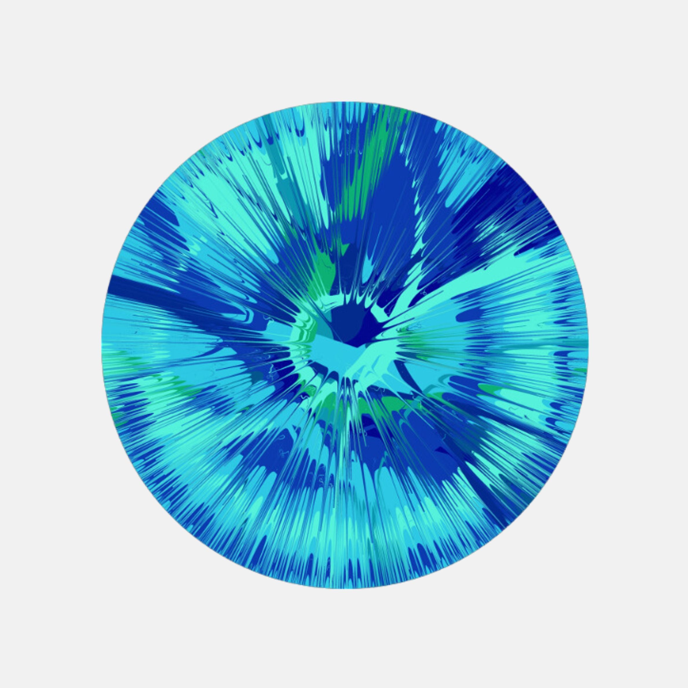 Damien Hirst, H12-3 (Medium) Unique Print from The Beautiful Paintings, 2023 For Sale - Lougher Contemporary