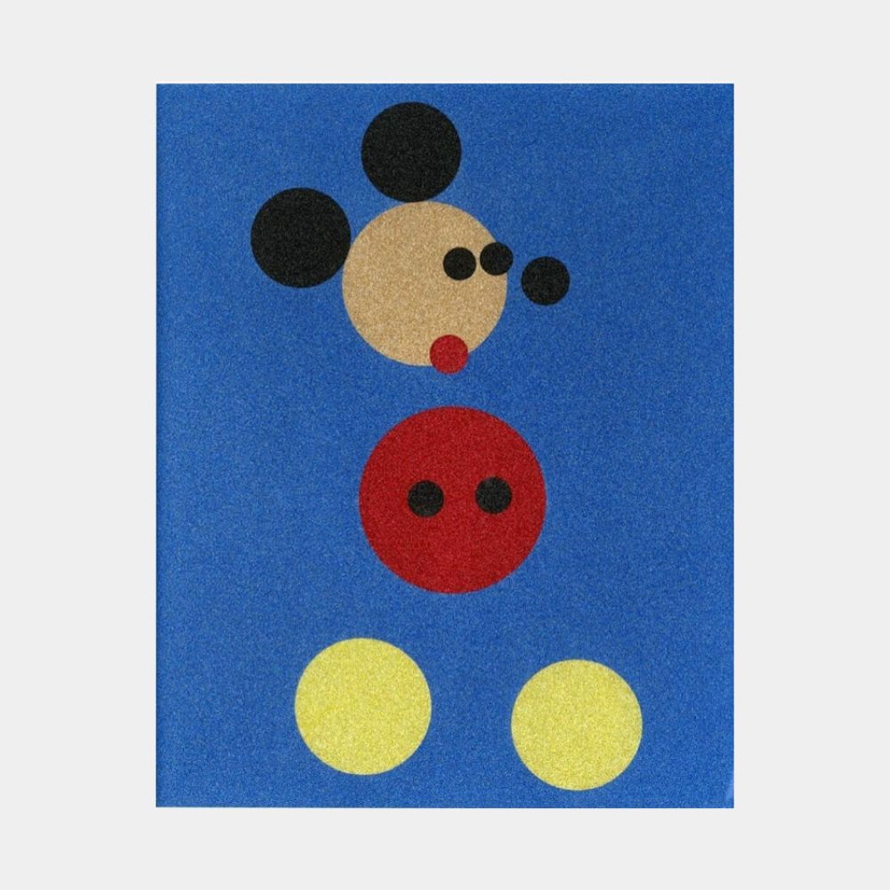 Damien Hirst, Mickey (Blue glitter) (Small), 2016 For Sale | Lougher Contemporary