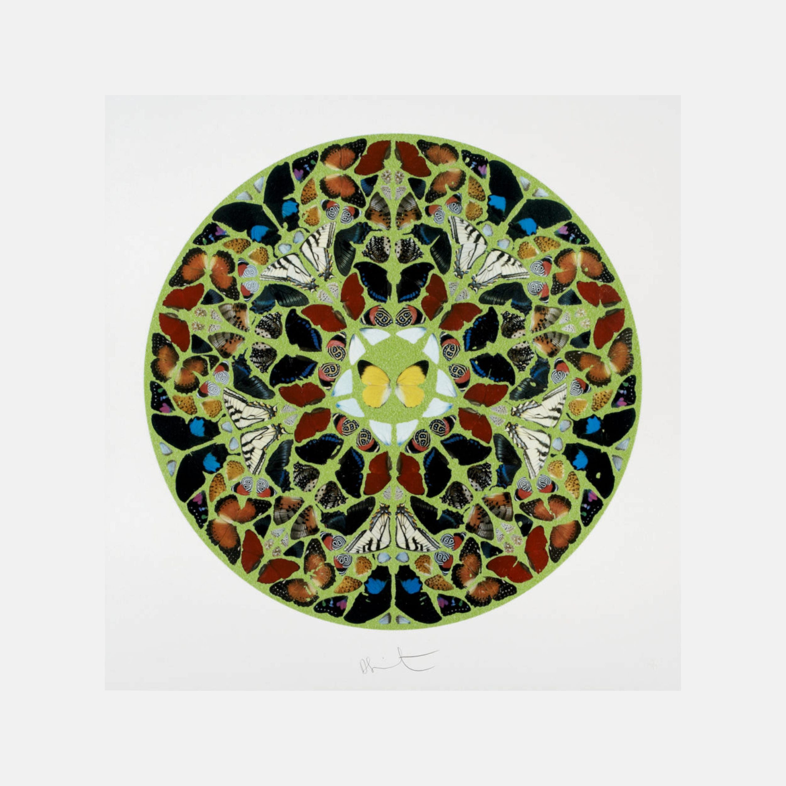 Damien Hirst, Psalm - Domini Est Terra (Diamond Dust), 2010 For Sale - Lougher Contemporary