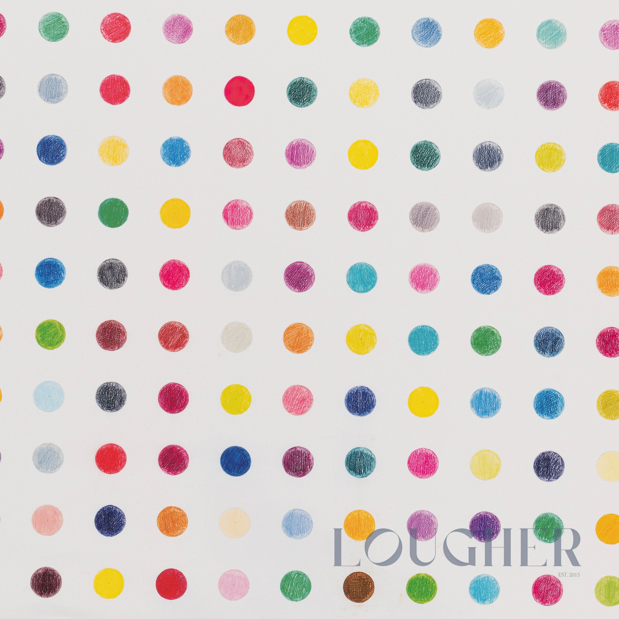 Damien Hirst, Untitled B (Spot Drawing), 2025 For Sale | Lougher Contemporary