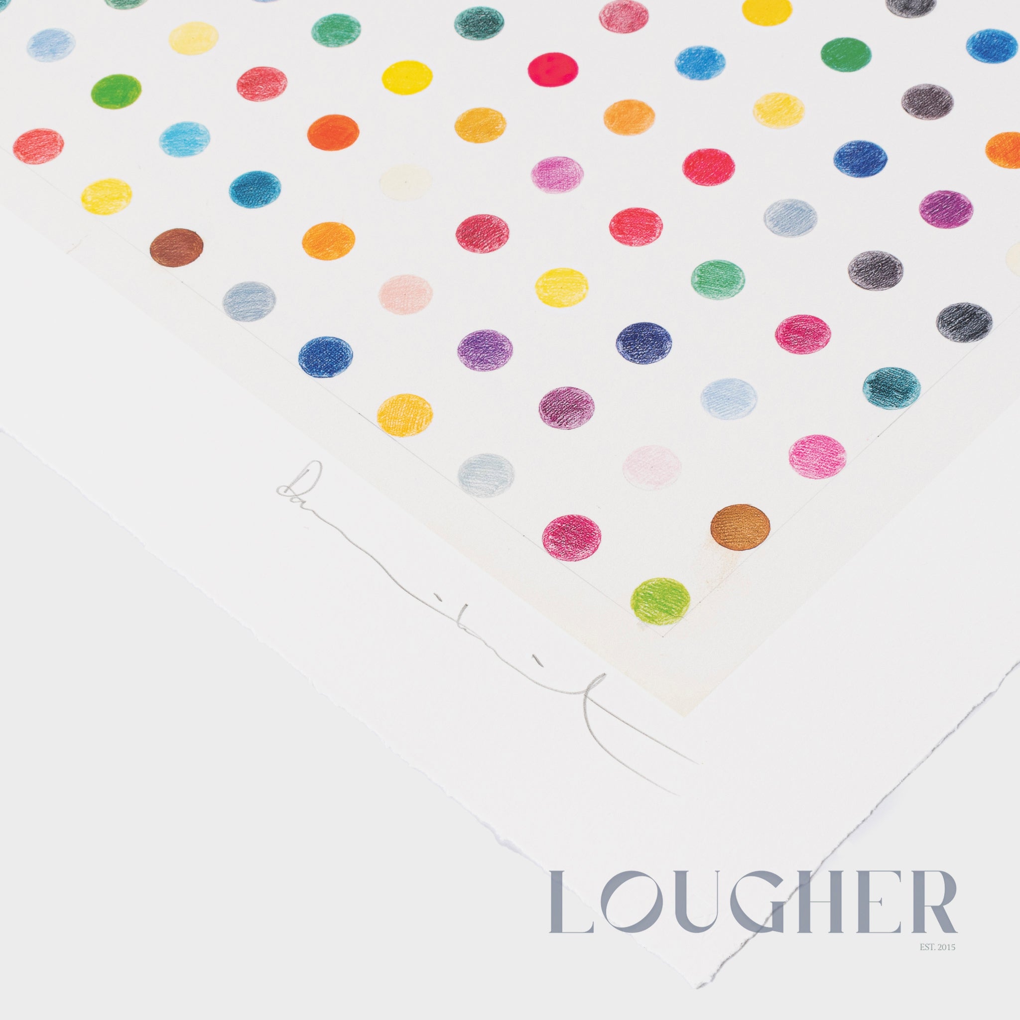 Damien Hirst, Untitled B (Spot Drawing), 2025 For Sale | Lougher Contemporary