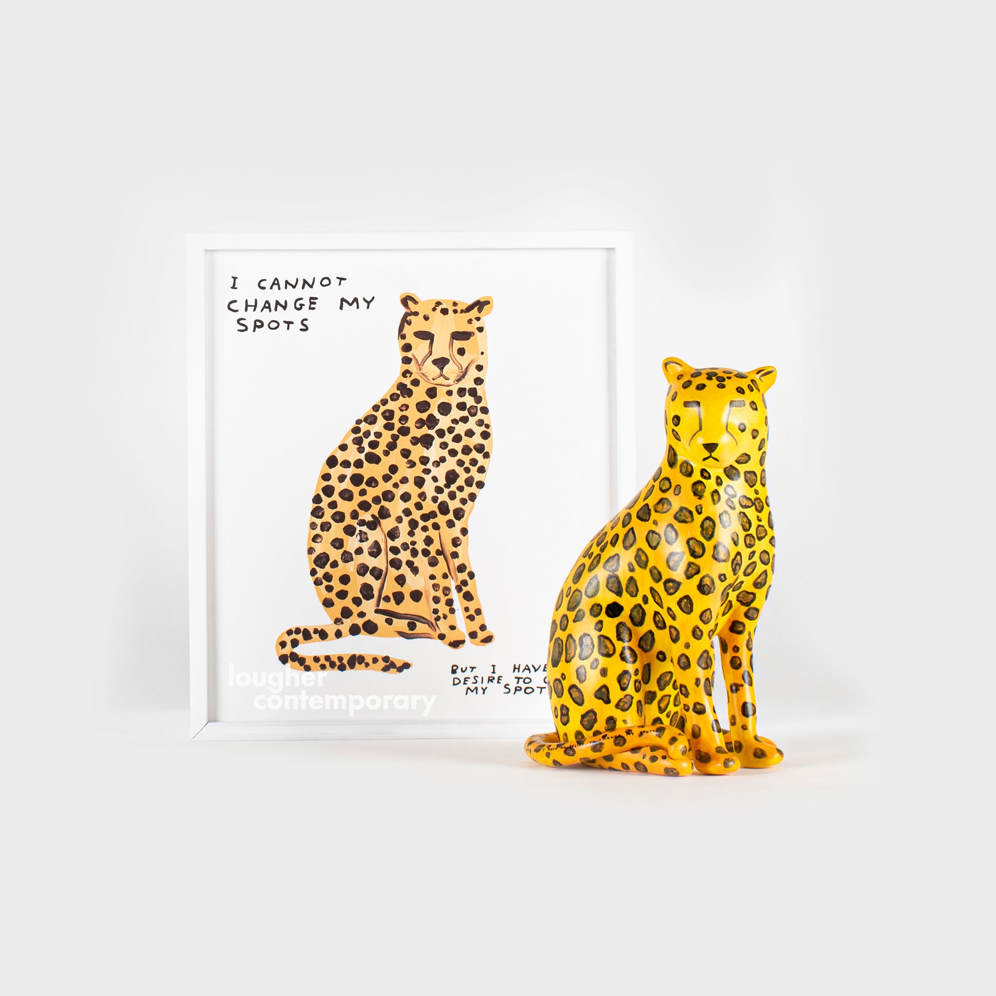 David Shrigley, I Cannot Change My Spots But I Have No Desire To Change My Spots, 2022 For Sale | Lougher Contemporary