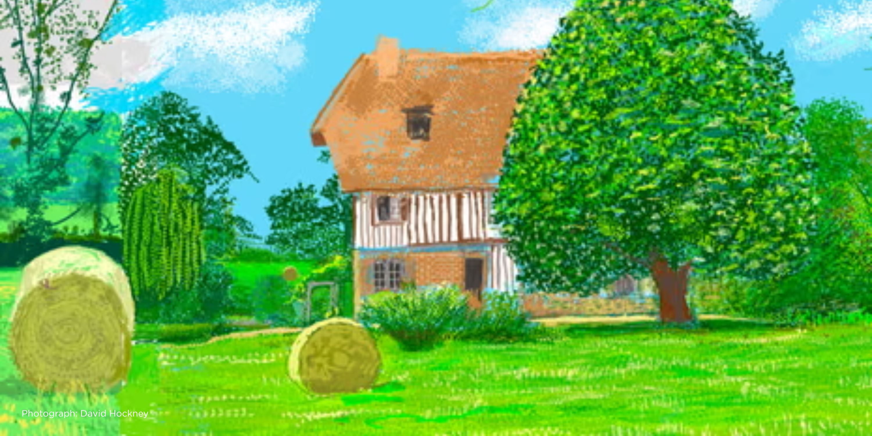 David Hockney Normandy iPad paintings