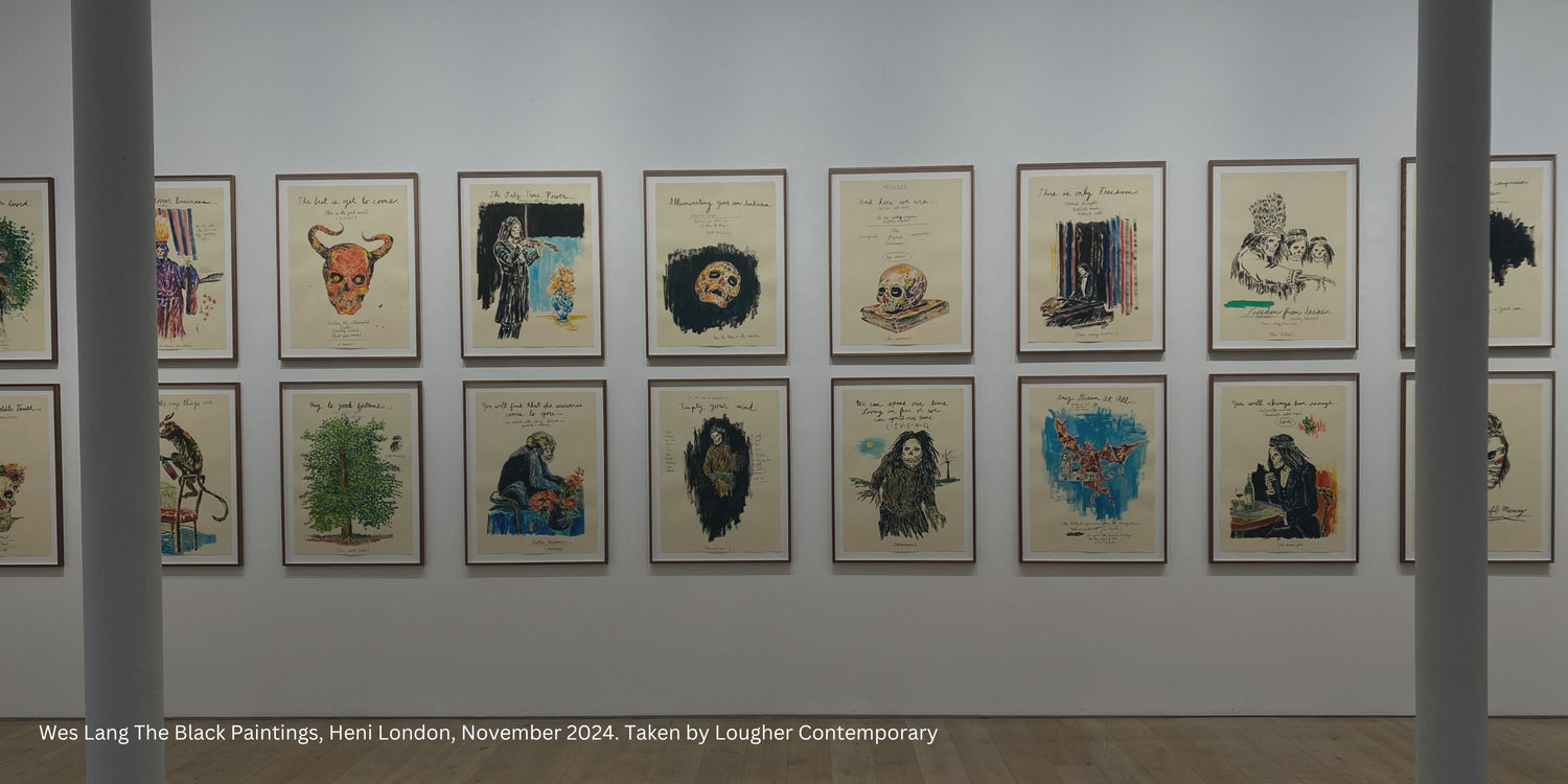 The Black Paintings by Wes Lang