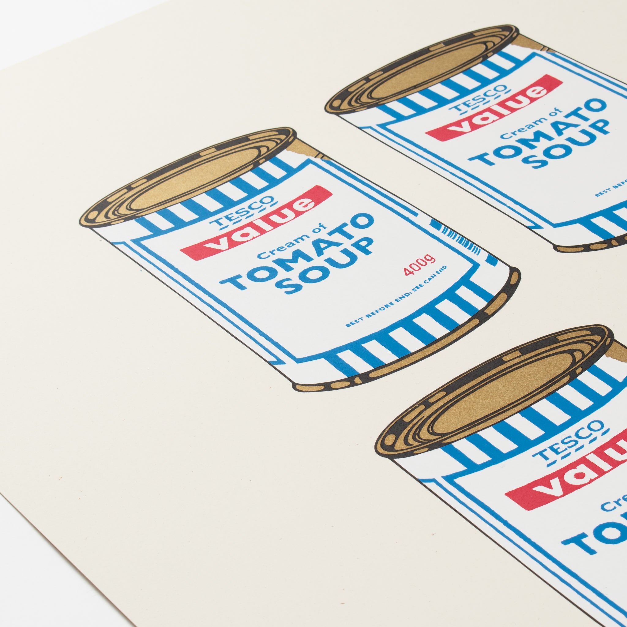 Banksy Soup Cans Tesco Print
