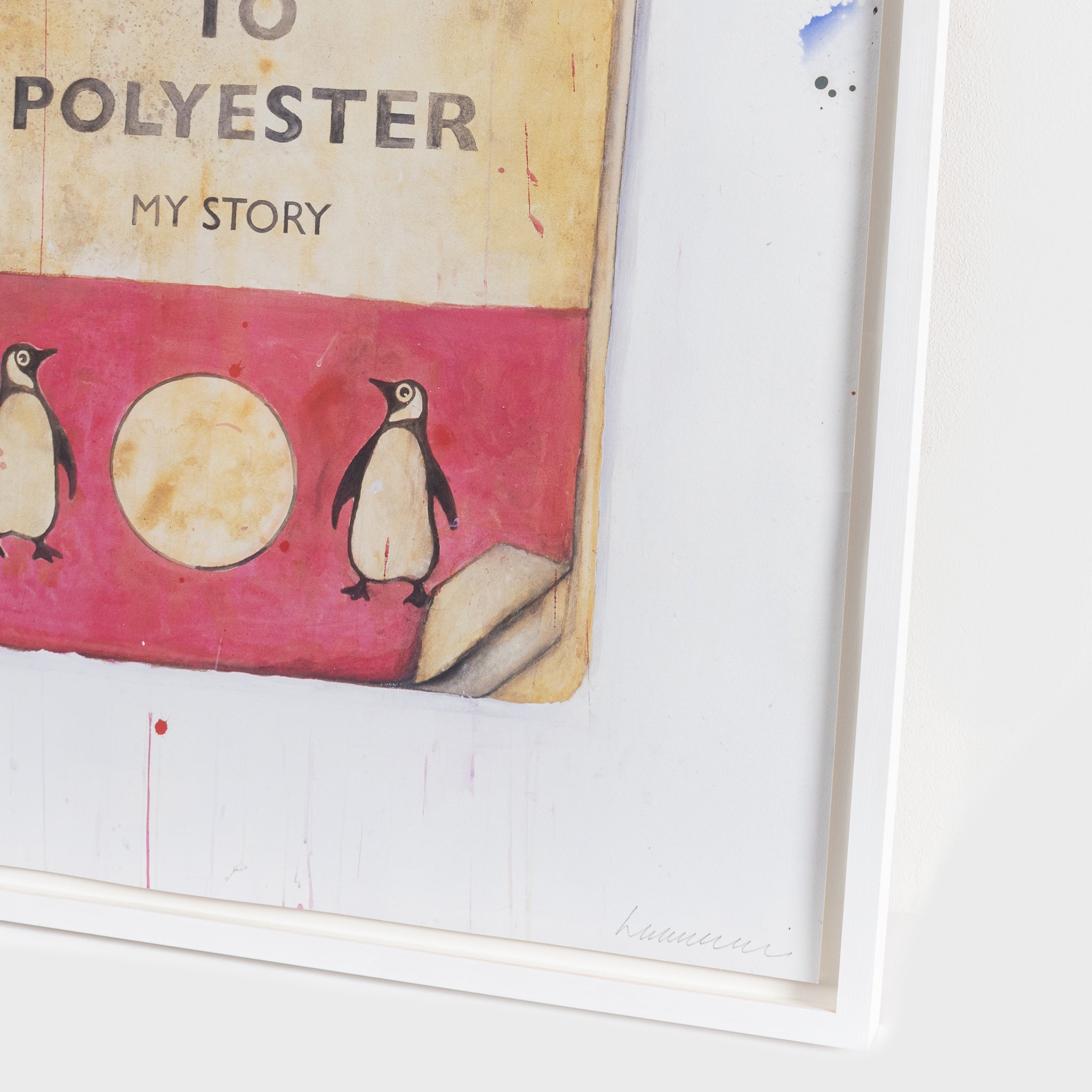 Harland Miller Pink Print