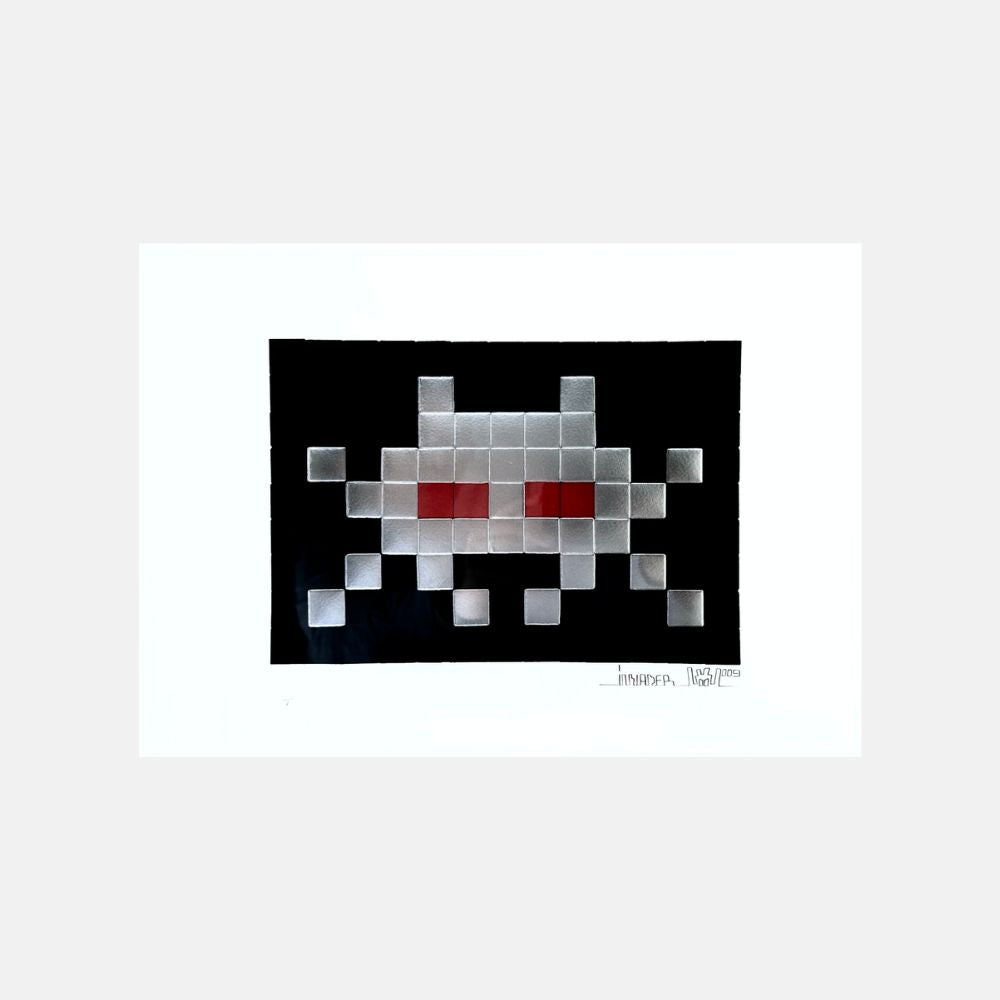 Invader, Invasion (Red Eyes) VIP Edition, 2009 For Sale | Lougher Contemporary