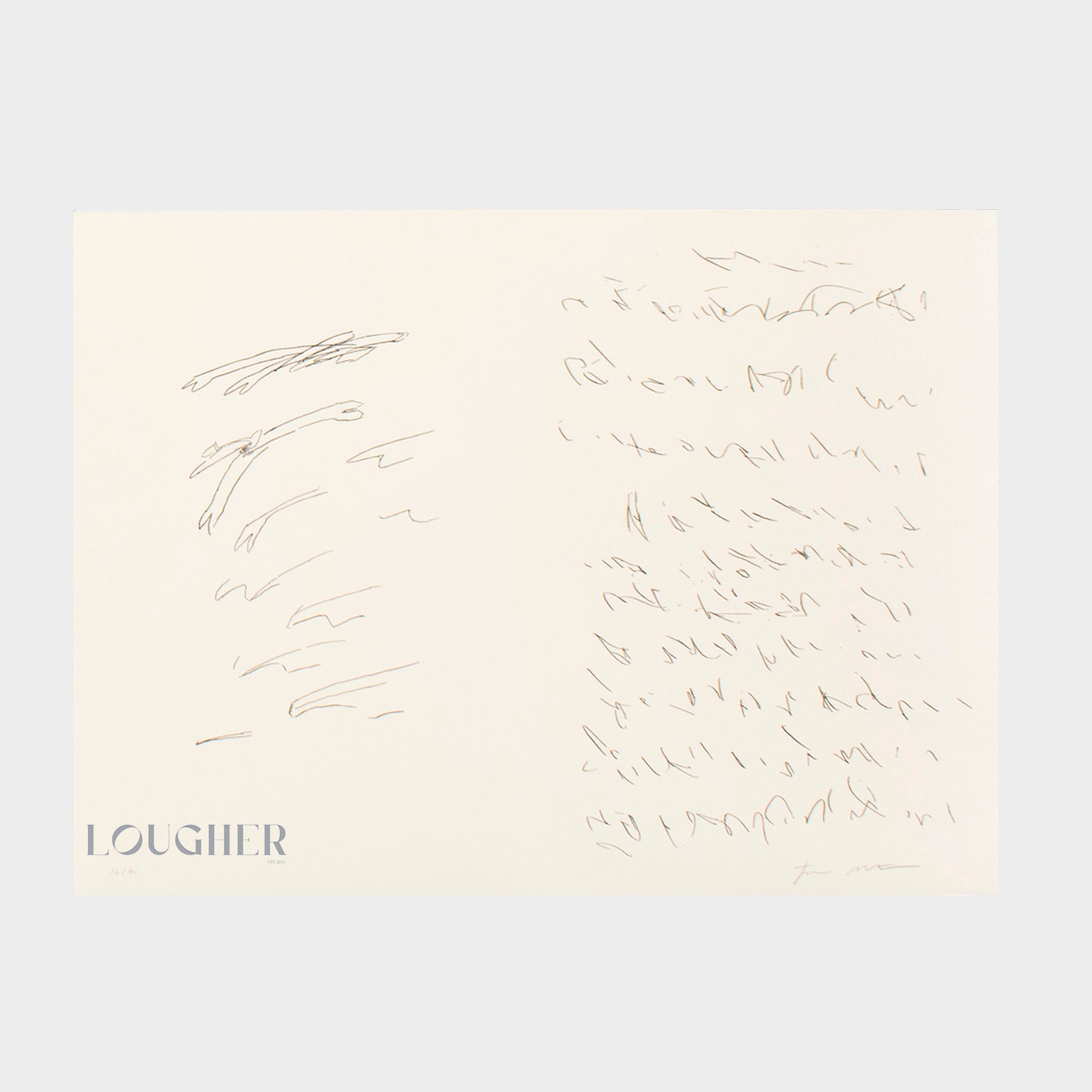 Julie Mehretu, Sapphic Strophe 1 (from Sapphic Strophes: A Suite of Four Prints), 2011 For Sale | Lougher Contemporary