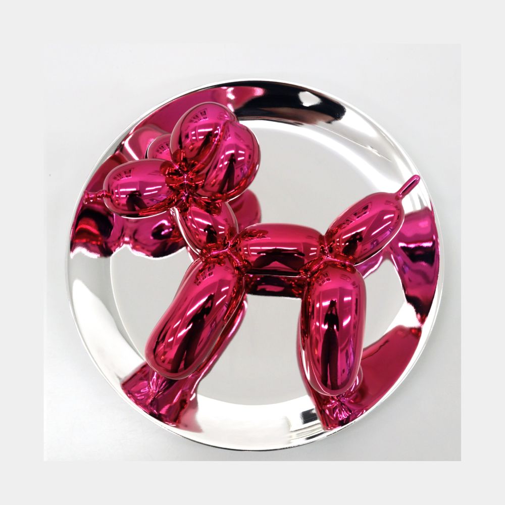Jeff Koons, Balloon Dog Presentation Set (Magenta, Yellow, Orange), 2017 For Sale | Lougher Contemporary
