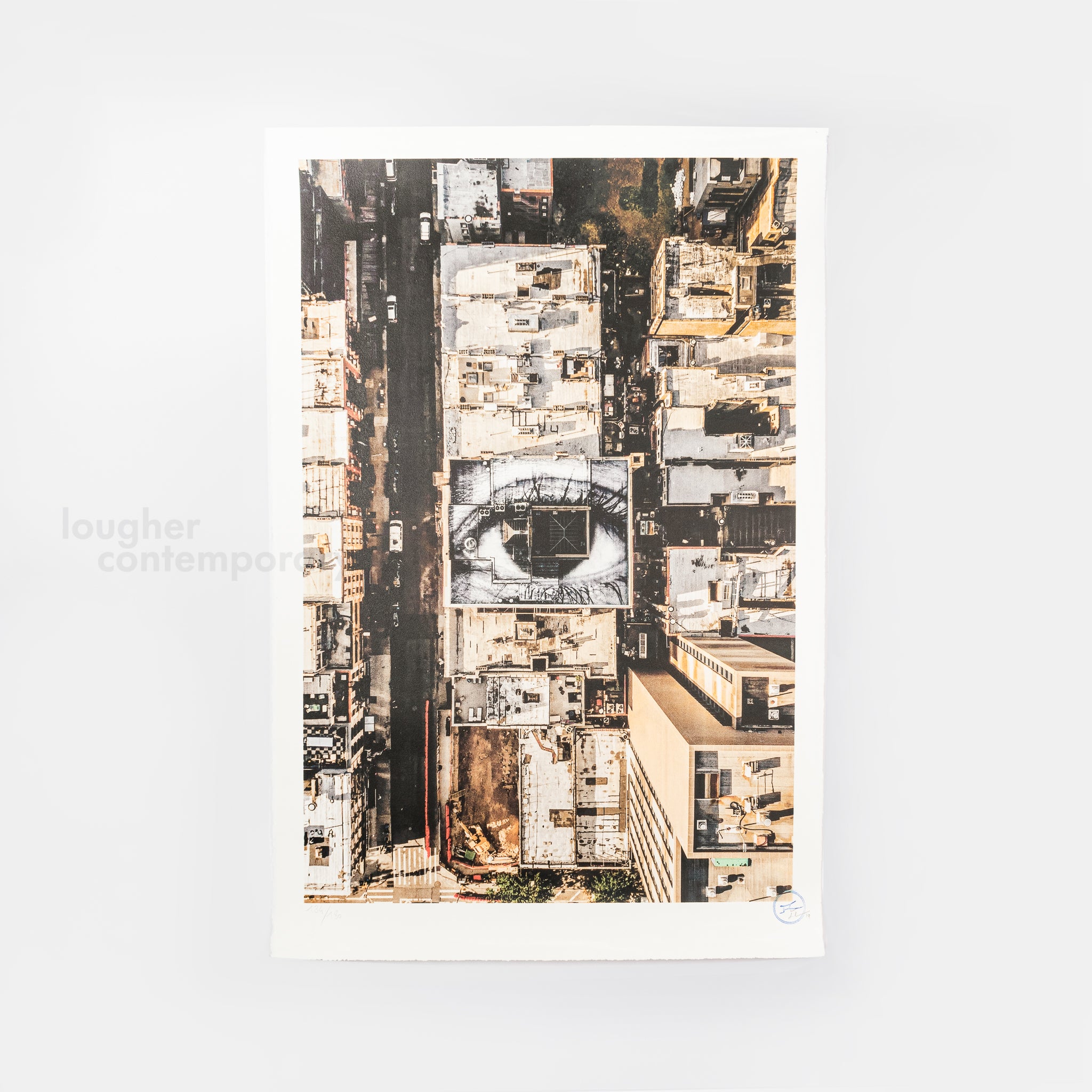 JR, Migrants, Mayra, Eye In The Lower East Side, New York City, USA, 2018, 2019 For Sale | Lougher Contemporary